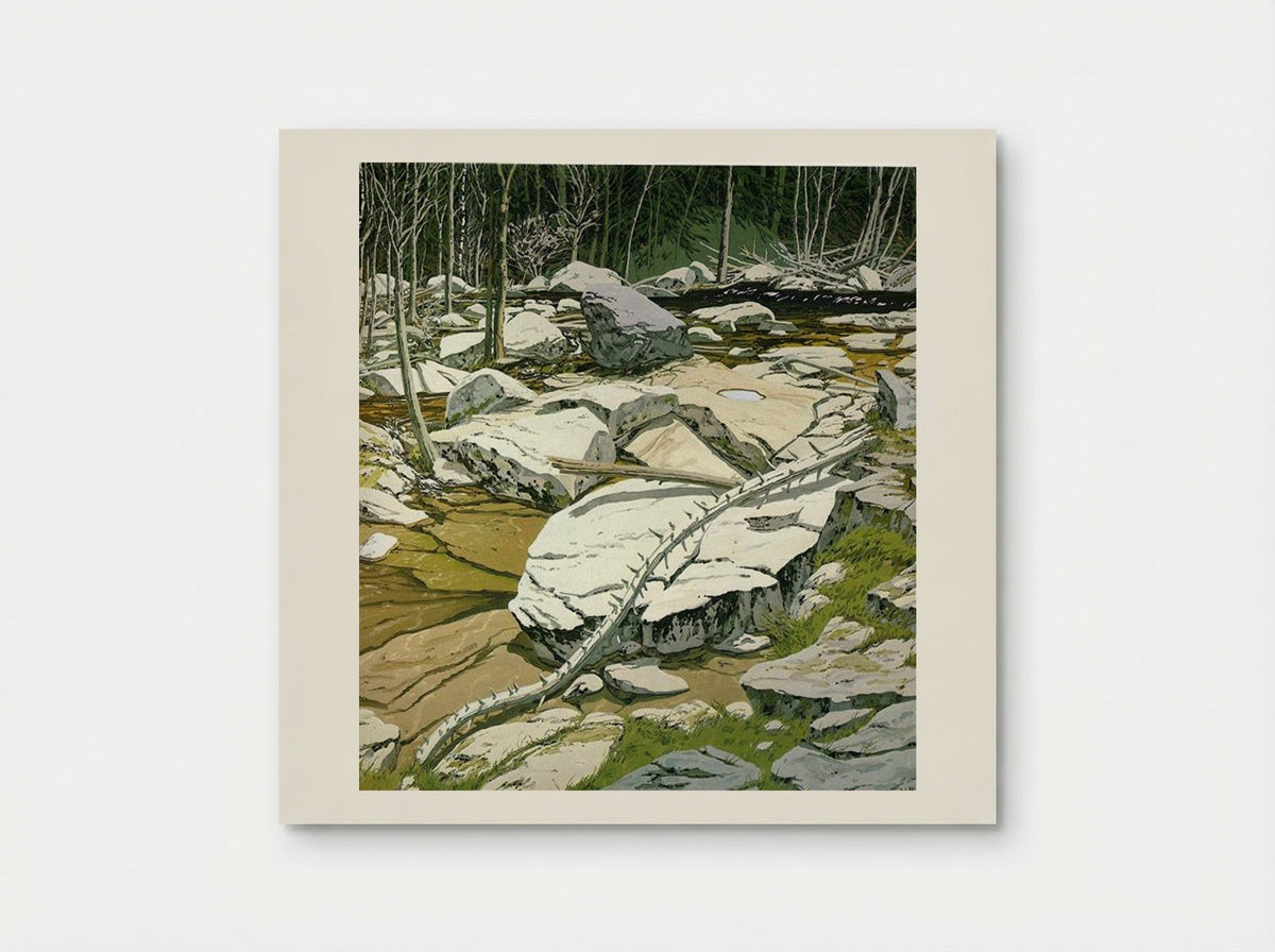The Blue Pool - Neil Welliver - Poster