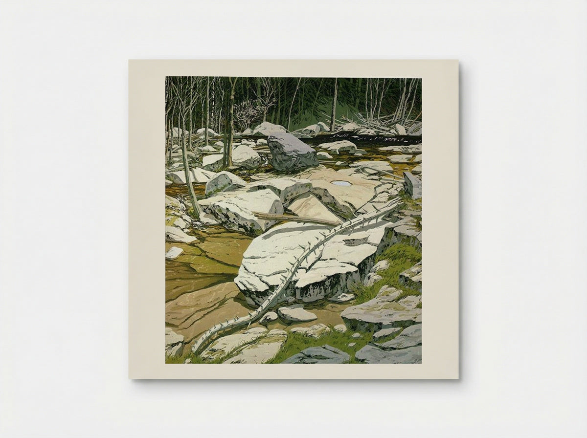 The Blue Pool - Neil Welliver - Poster