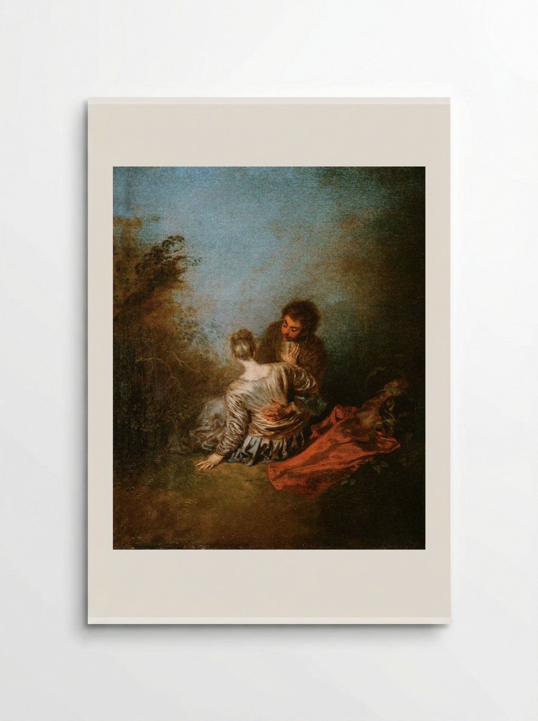 The Blunder - Antoine Watteau - Poster