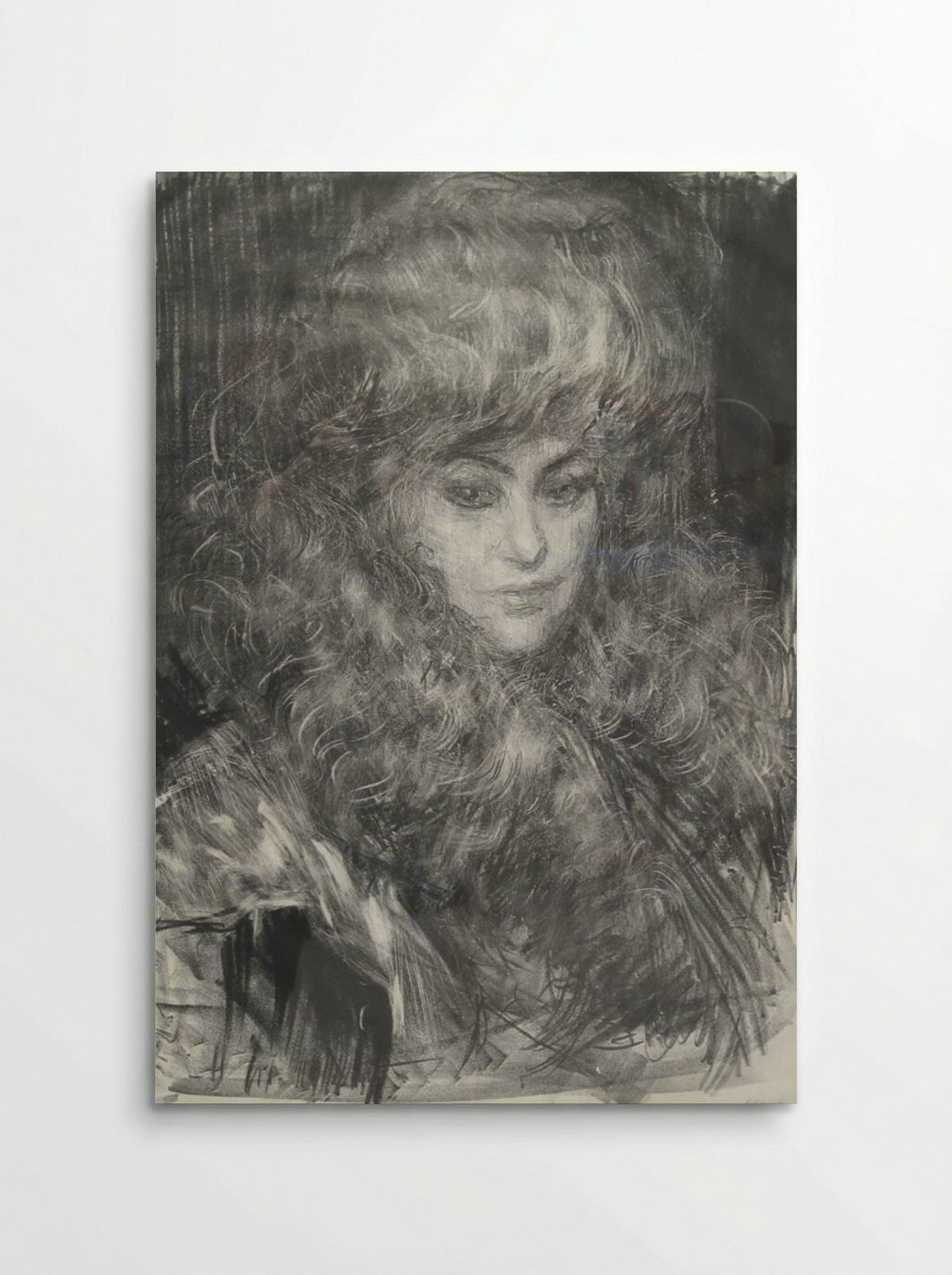 The Boa (Mrs. Milbank) - Albert Belleroche - Poster