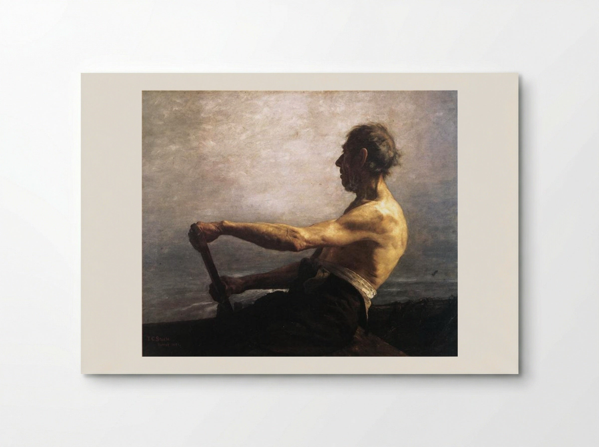 The Boatman - T. C. Steele - Poster