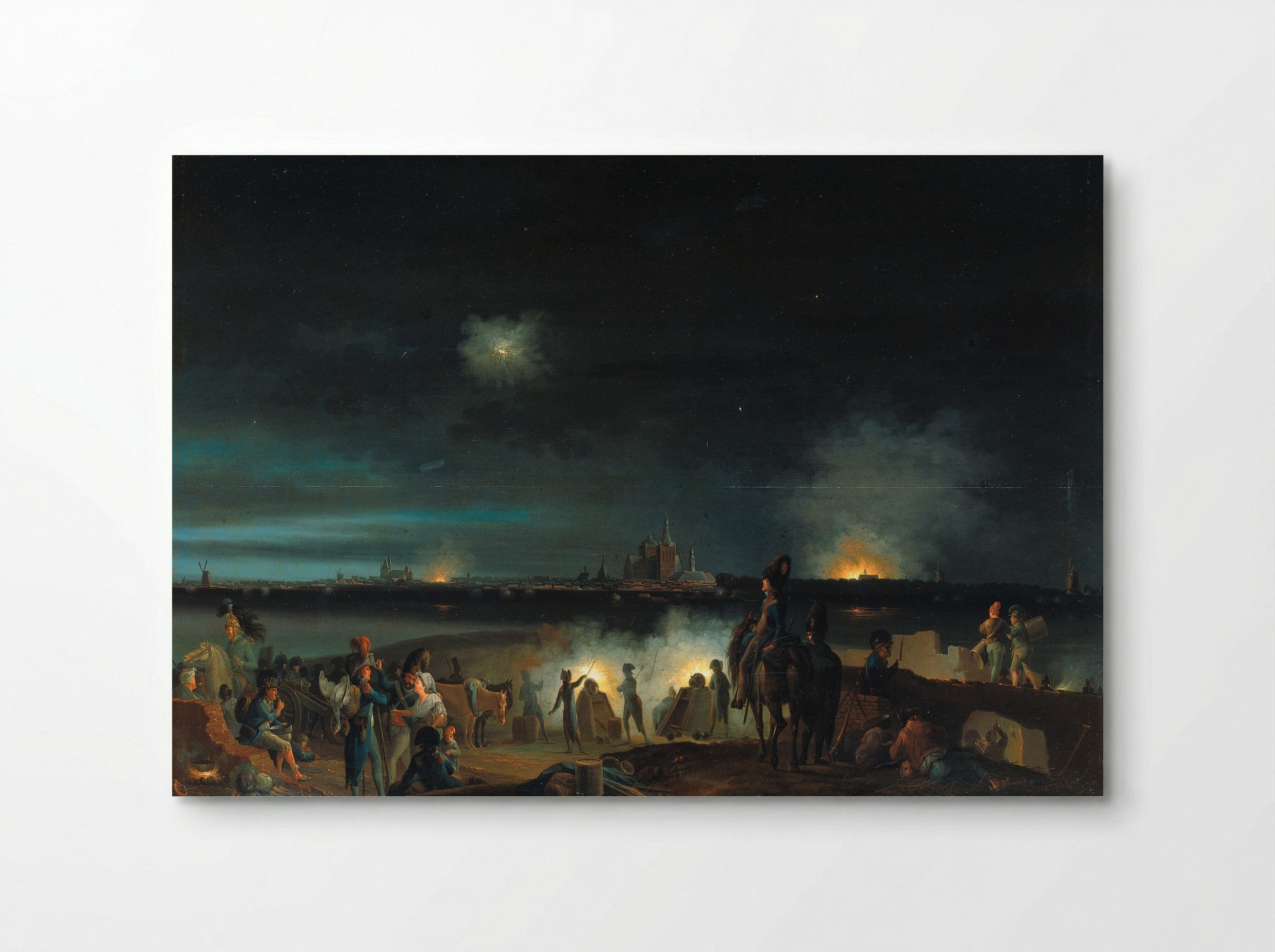 The Bombardment of Antwerp, 1814 - Josephus Augustus Knip - Poster