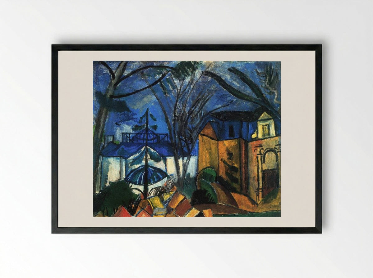 The Botanical Garden - Raoul Dufy - Framed Print Black