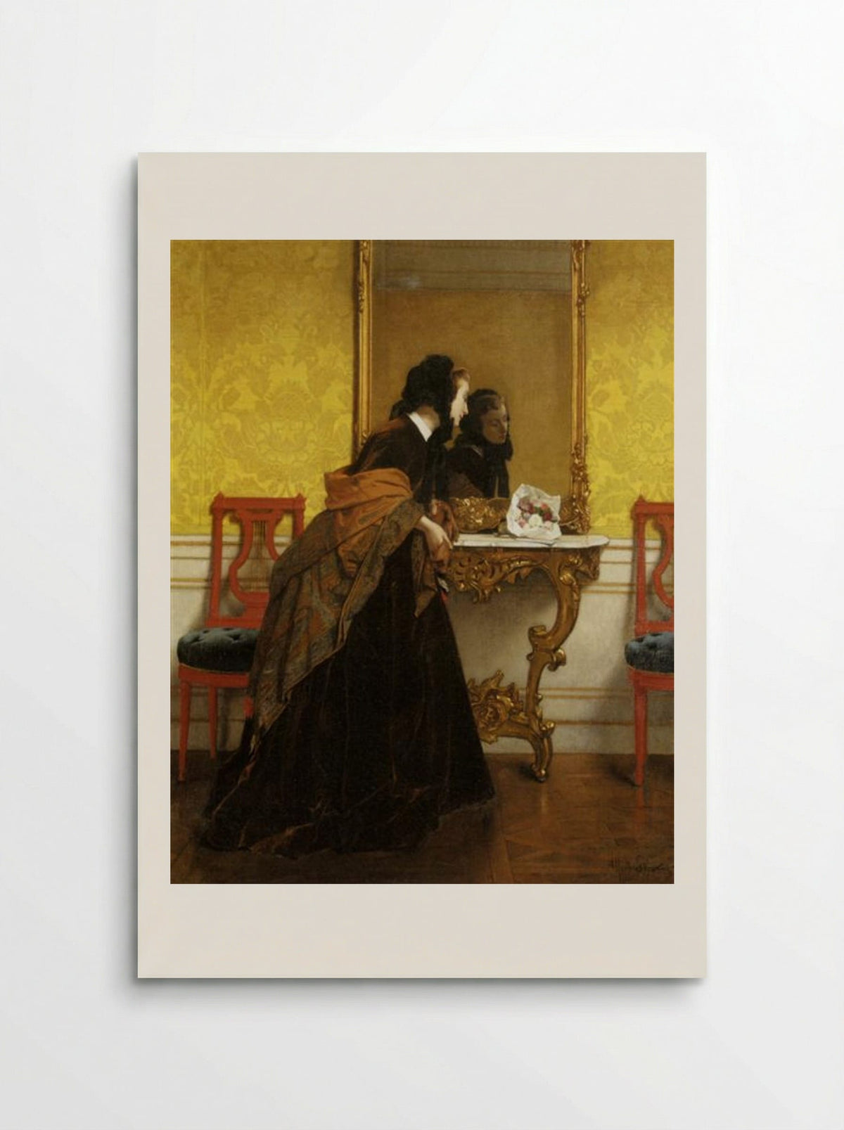 The Bouquet - Alfred Stevens - Poster