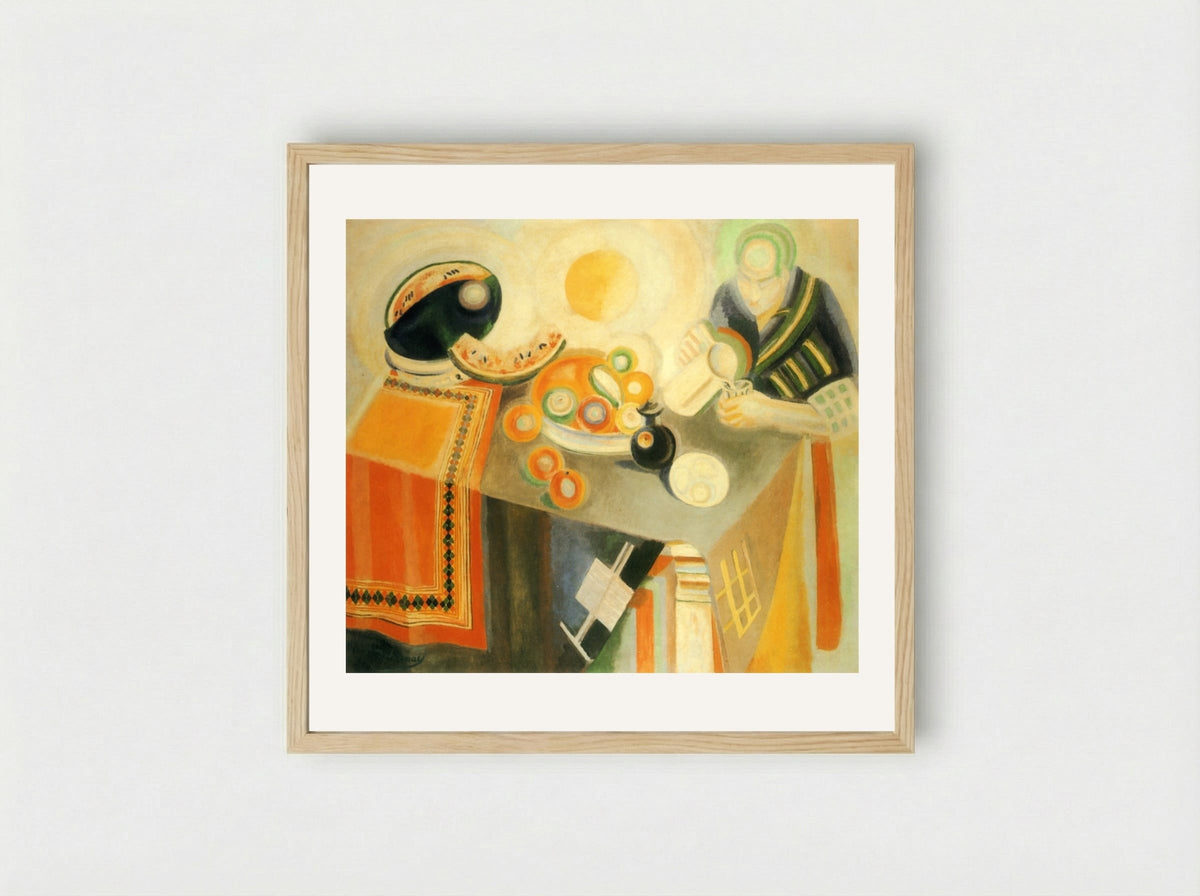 The Bowl - Robert Delaunay - Framed Print Wood