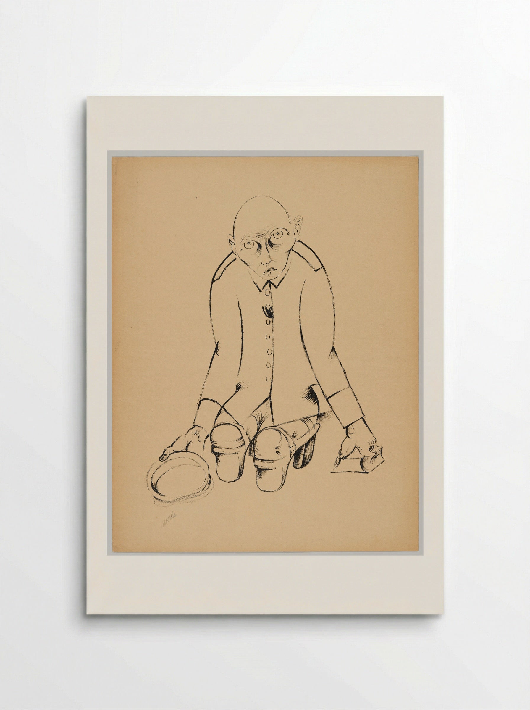 The Breadwinner - Heinrich Hoerle - Poster