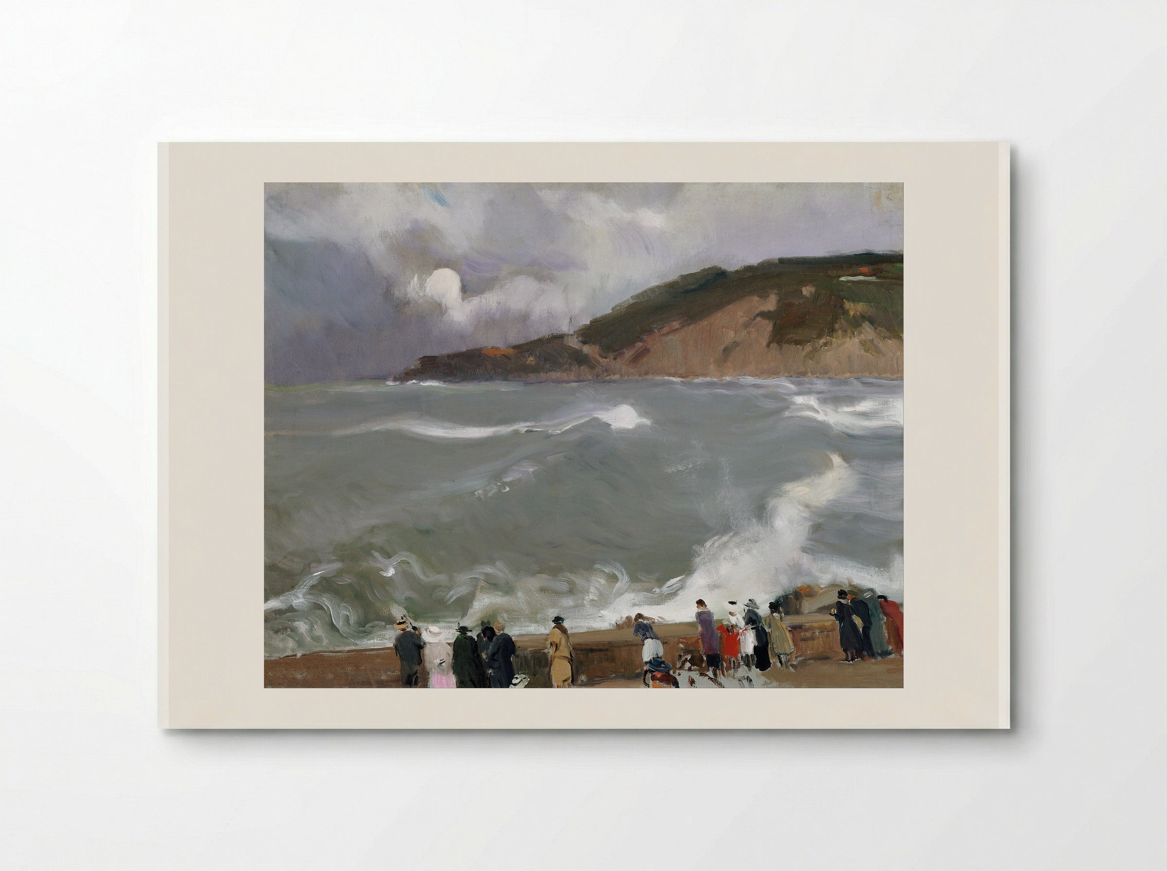 The Breakwater of San Sebastian - Joaquín Sorolla - Poster