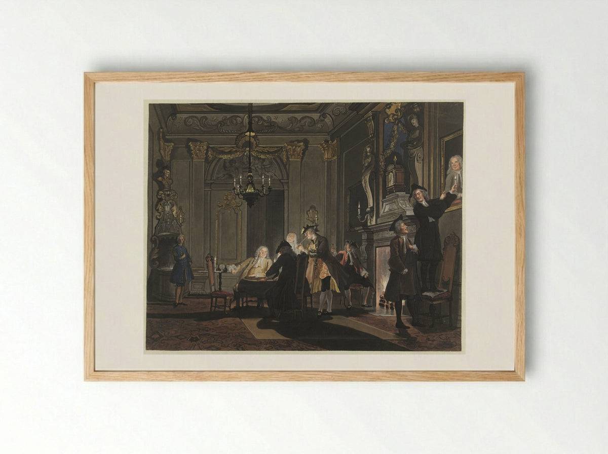 The Brothers Were Having a Conversation - Sara Troost - Framed Print Wood