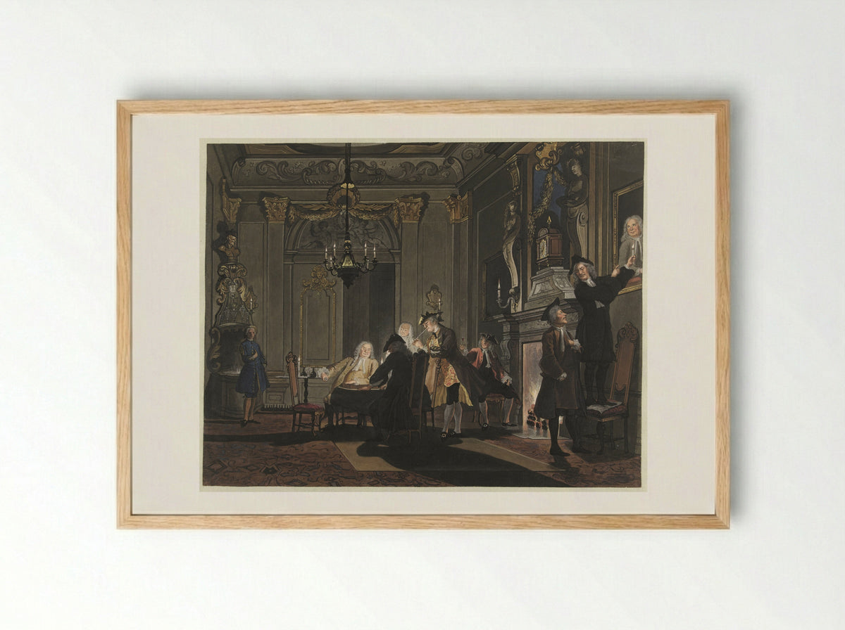 The Brothers Were Having a Conversation - Sara Troost - Framed Print Wood