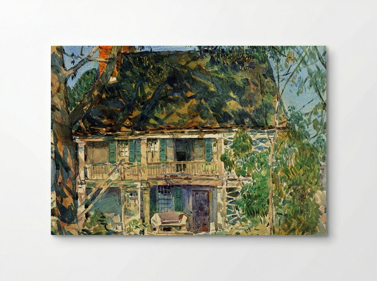 The Brush House - Childe Hassam - Poster
