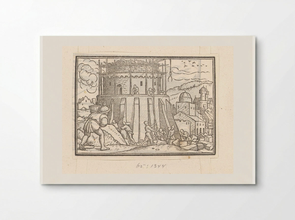 The Building of the Tower of Babel - Veit Rudolf Specklin - Poster