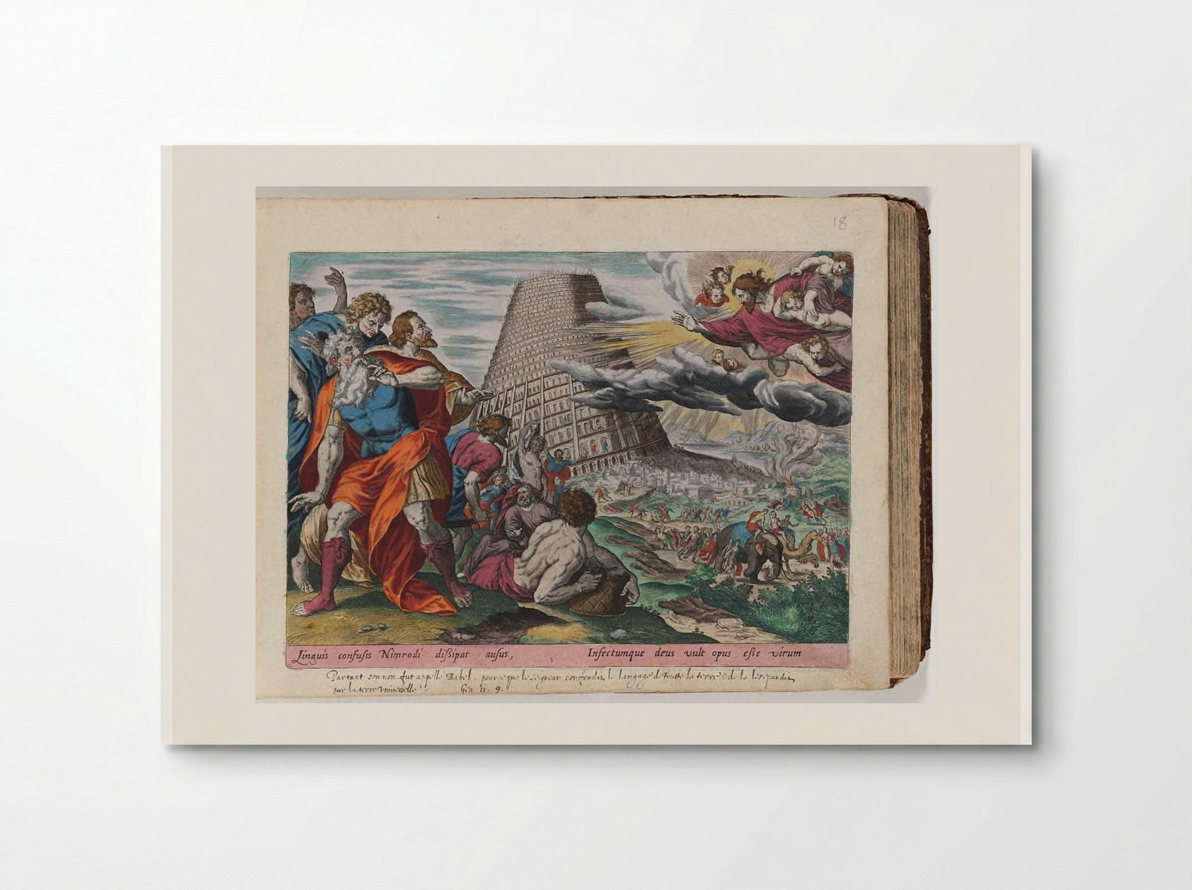The Building of the Tower of Babel - Hans Collaert the Elder - Poster