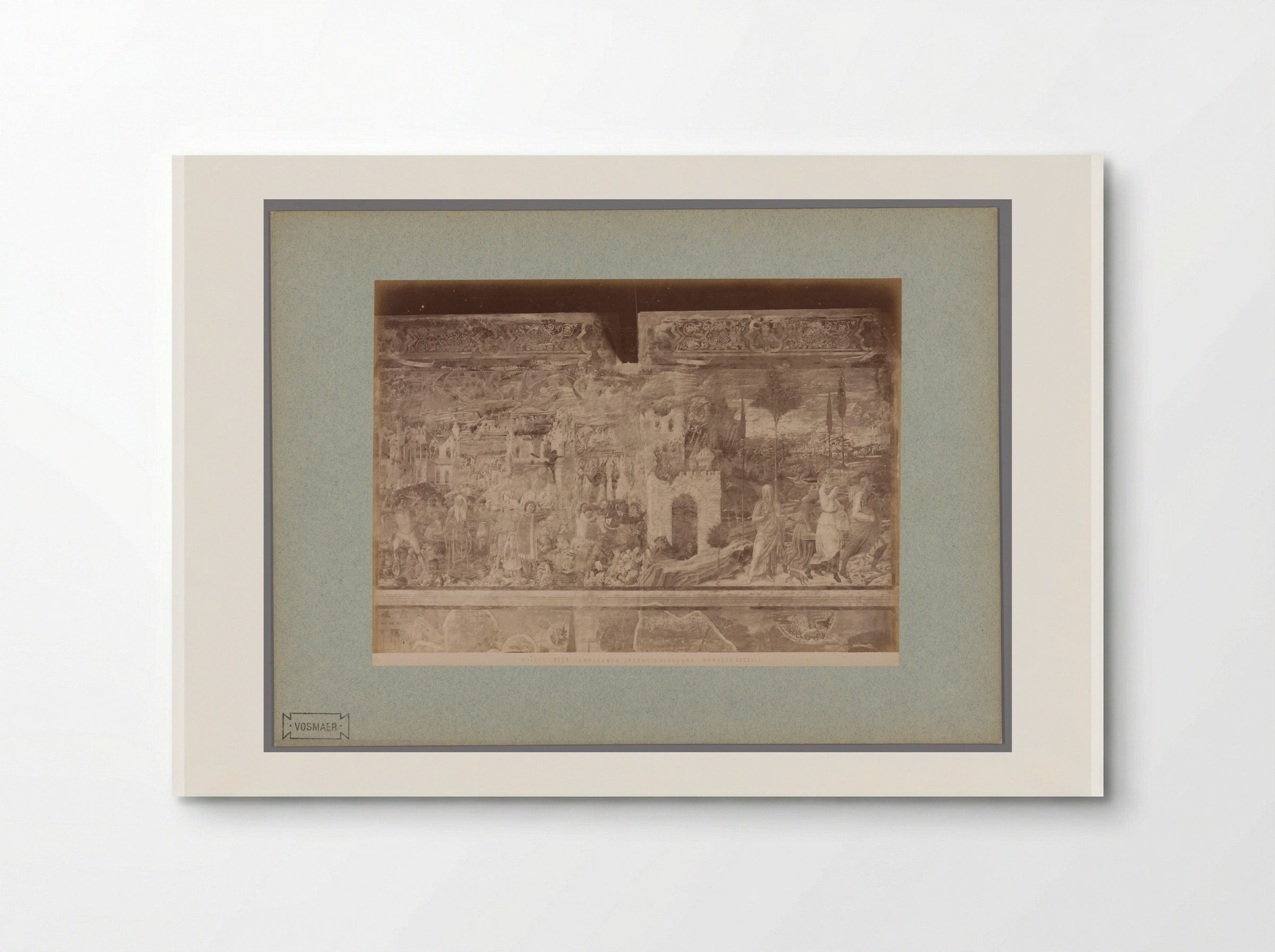 The Burning of Sodom (After Benozzo Gozzoli) - Fratelli Alinari - Poster