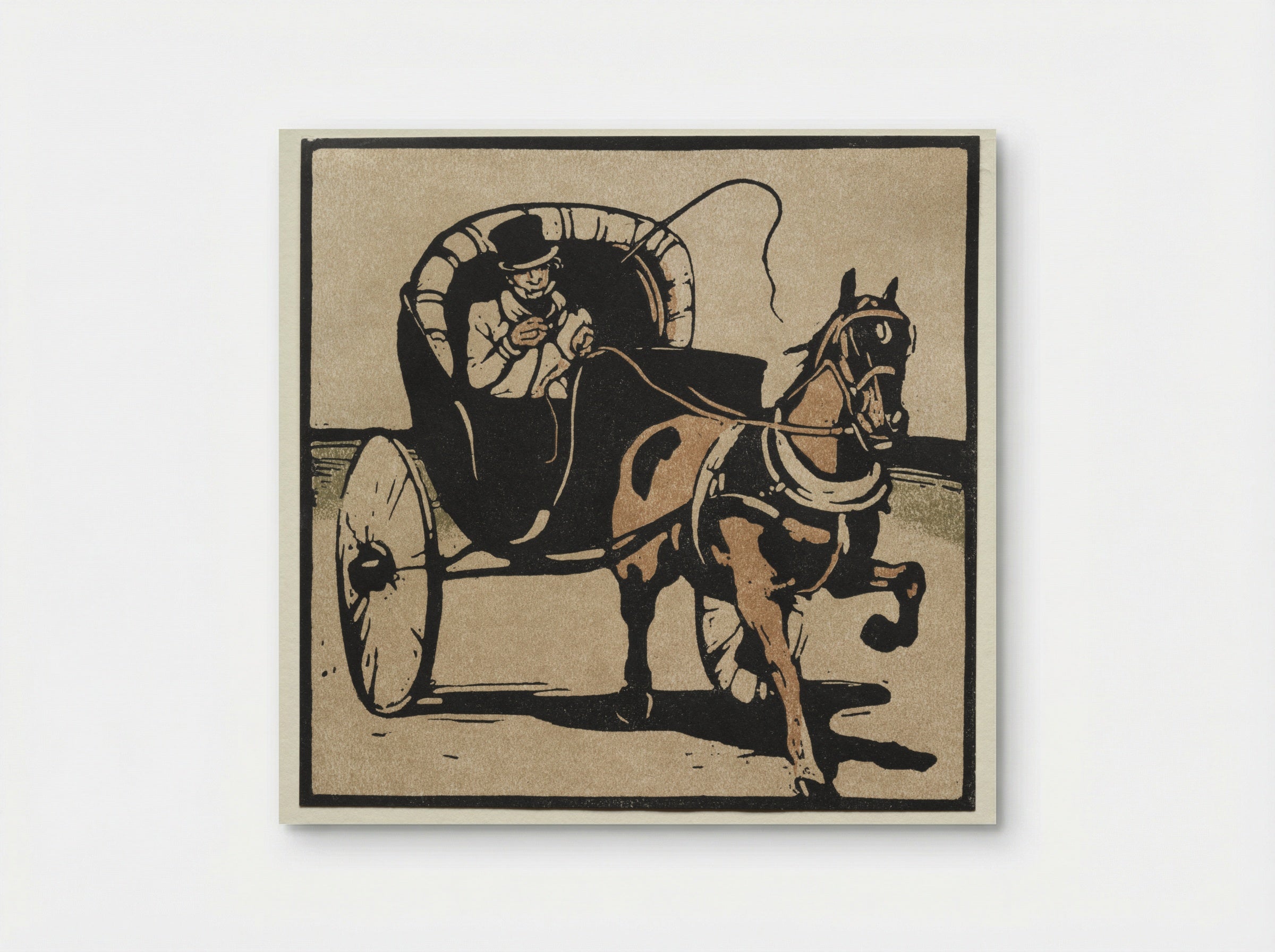 The Cabriolet - William Nicholson - Poster
