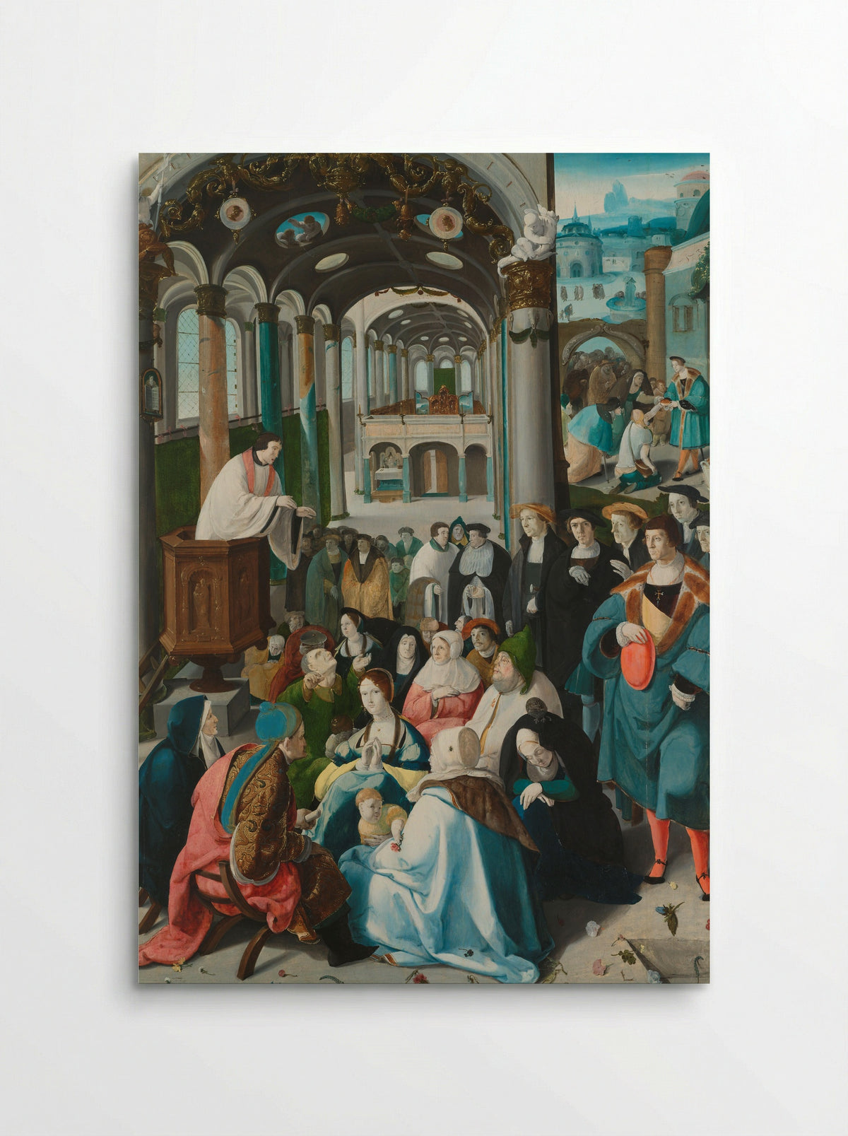 The Calling of Saint Anthony - Aertgen Claesz van Leyden - Poster