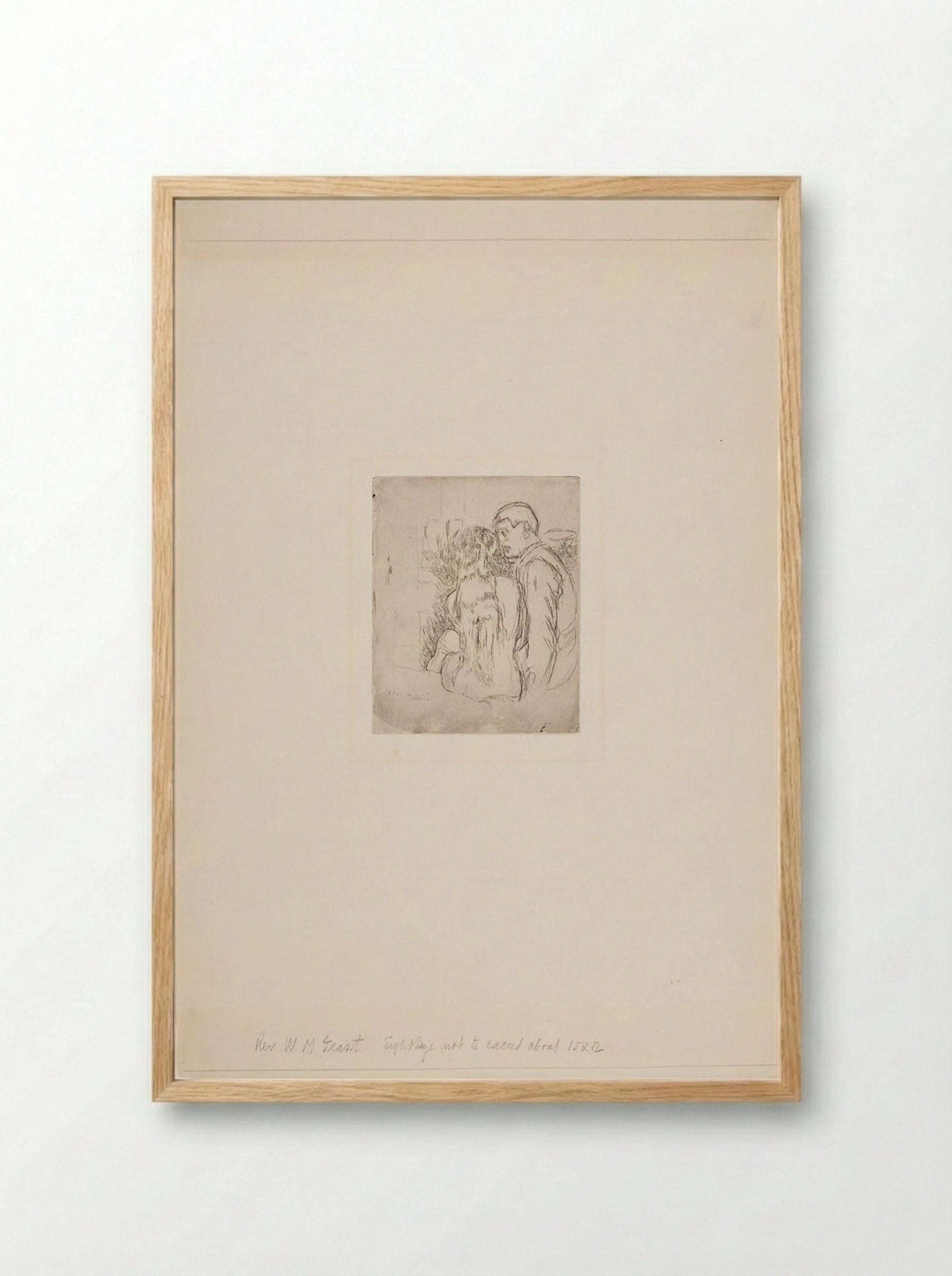 The Camden Town Murder (The Small Plate) - Walter Sickert - Framed Print Wood