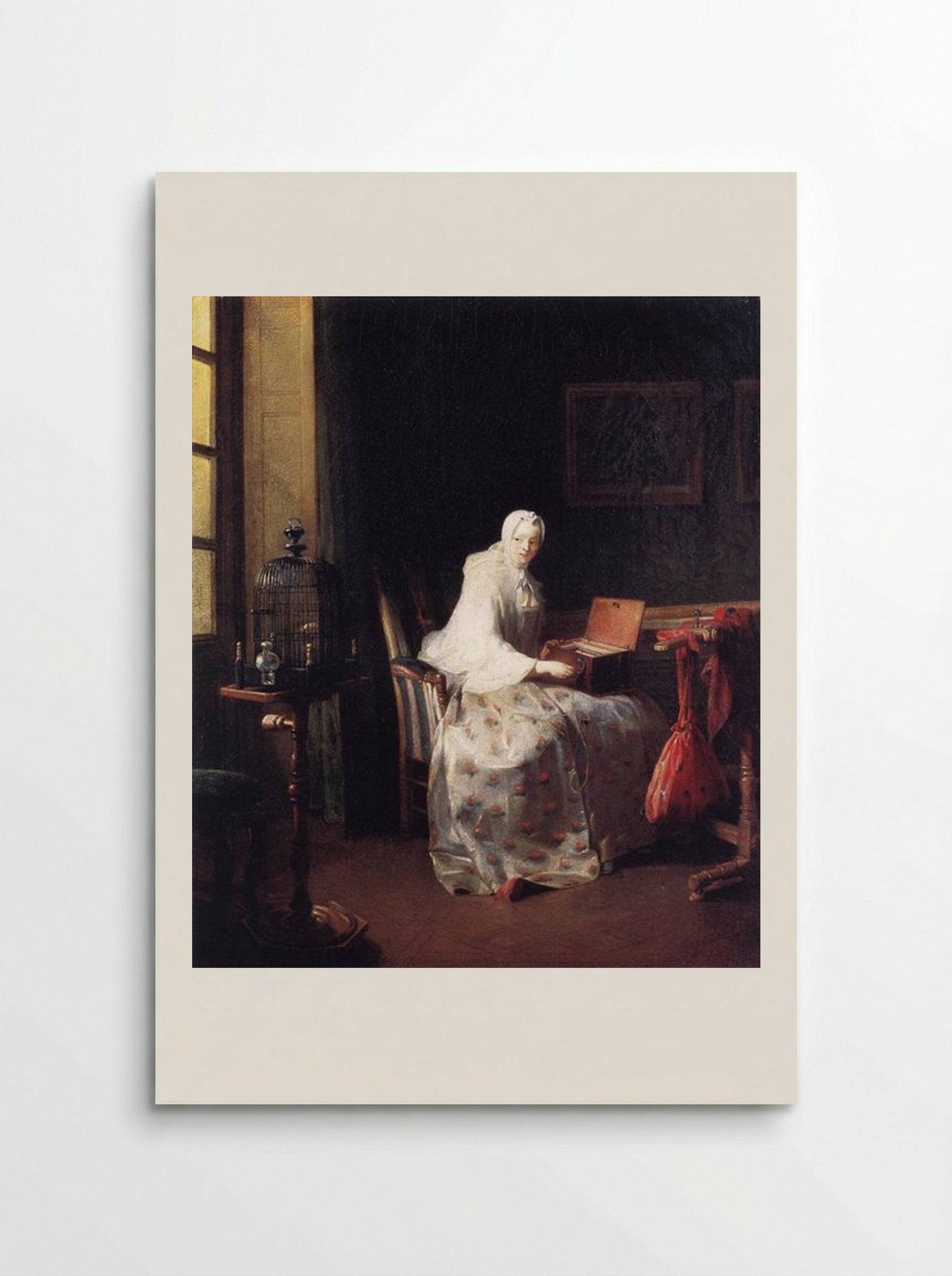 The Canary - Jean-Baptiste-Siméon Chardin - Poster