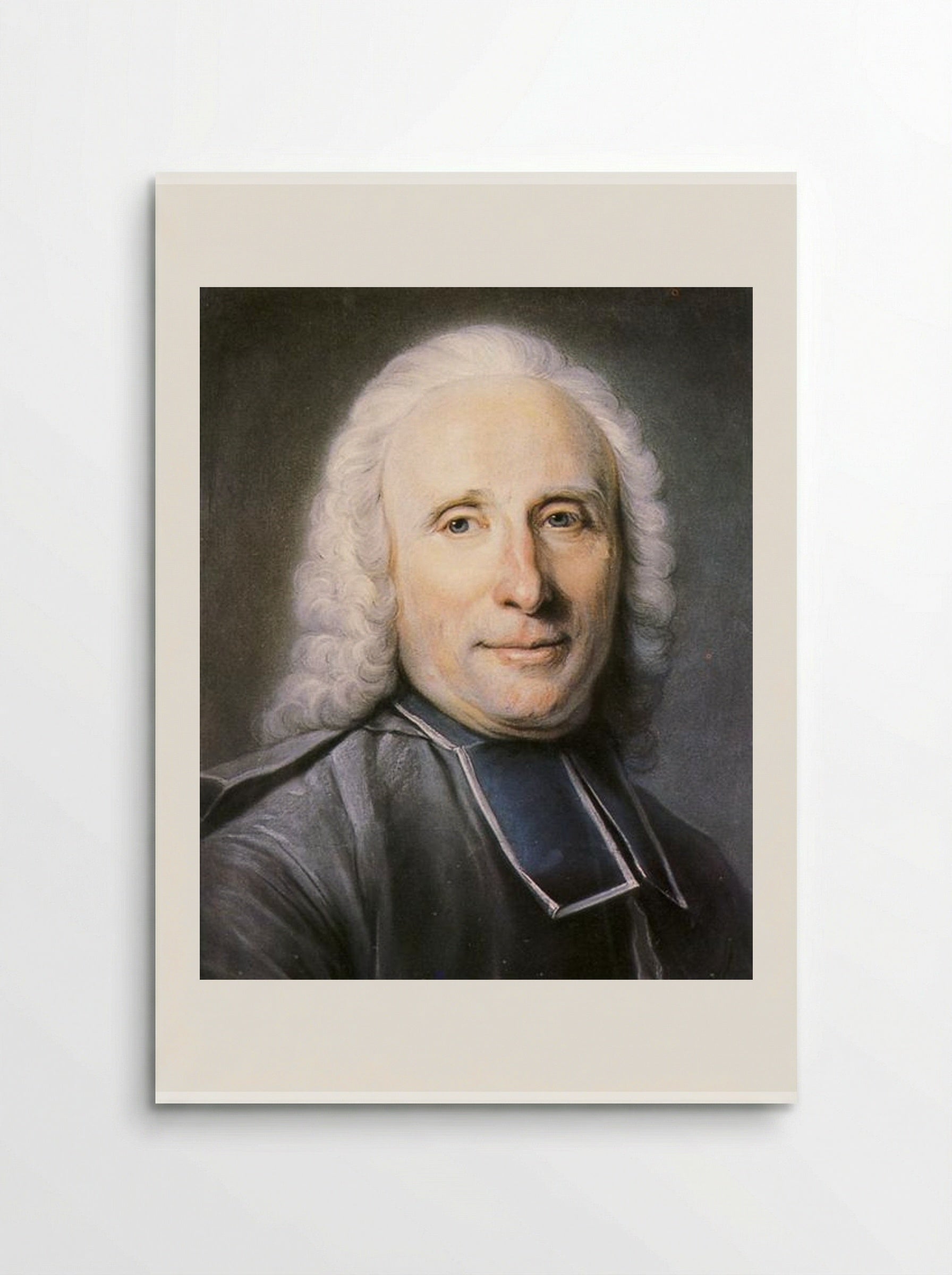 The Canon of the Cathedral of Reims - Maurice Quentin de La Tour - Poster