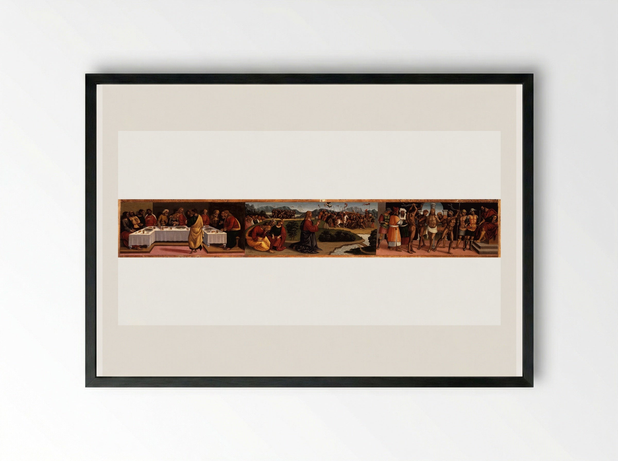 The Capture of Christ - Luca Signorelli - Framed Print Black