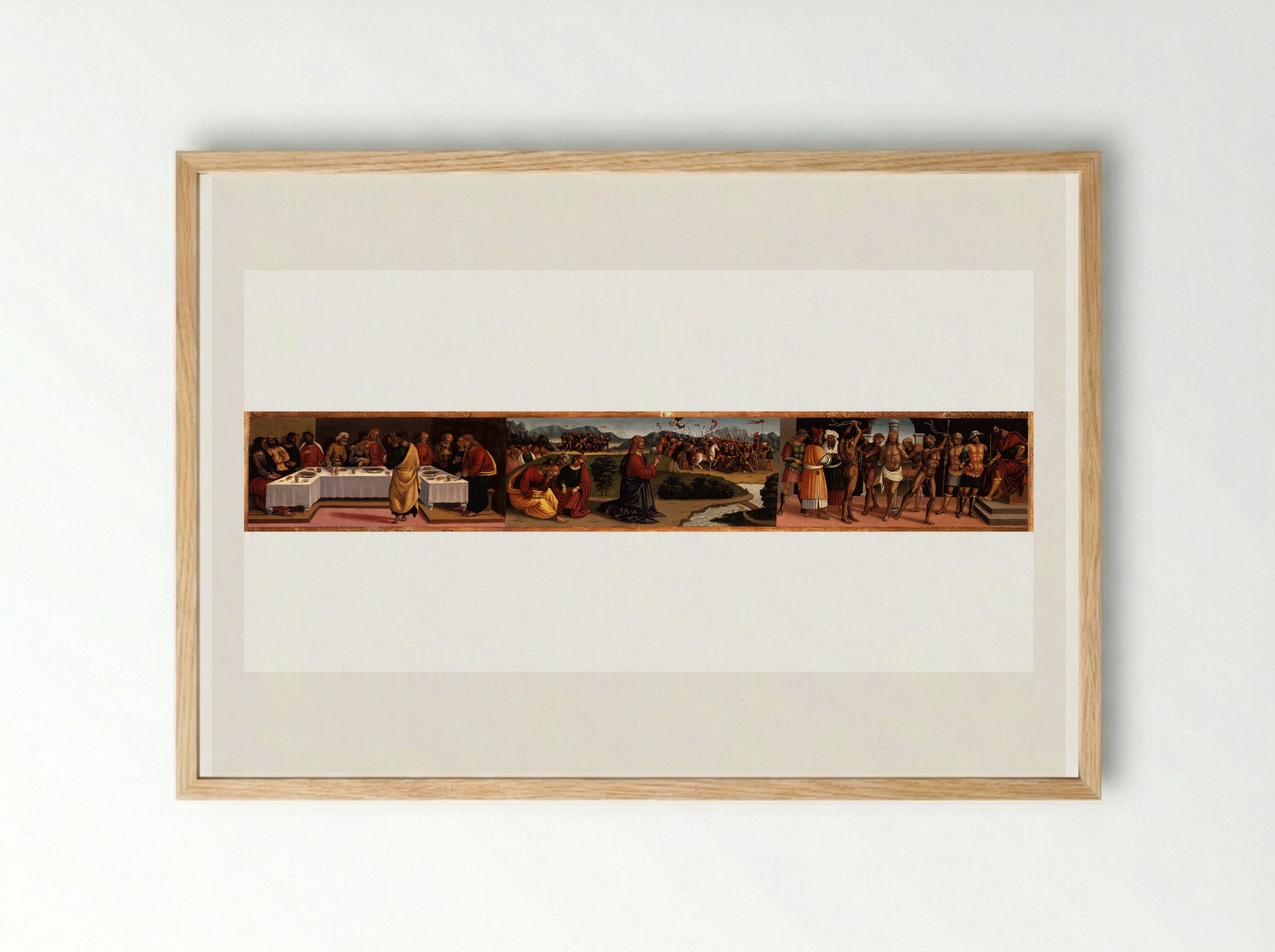 The Capture of Christ - Luca Signorelli - Framed Print Wood