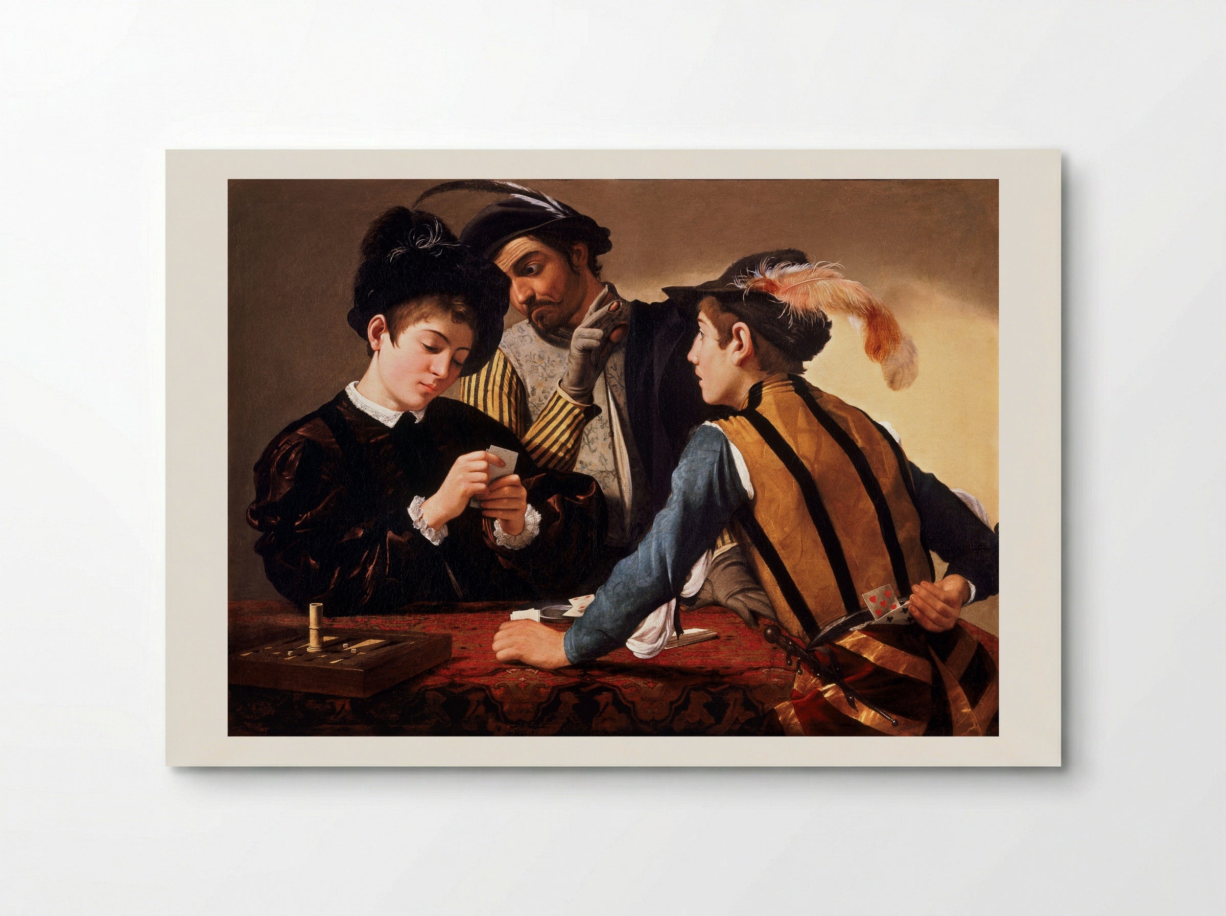 The Cardsharps - Caravaggio - Poster
