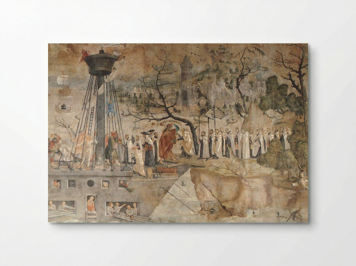The Carmelites and King St. Louis in 1248 - Jerg Ratgeb - Poster
