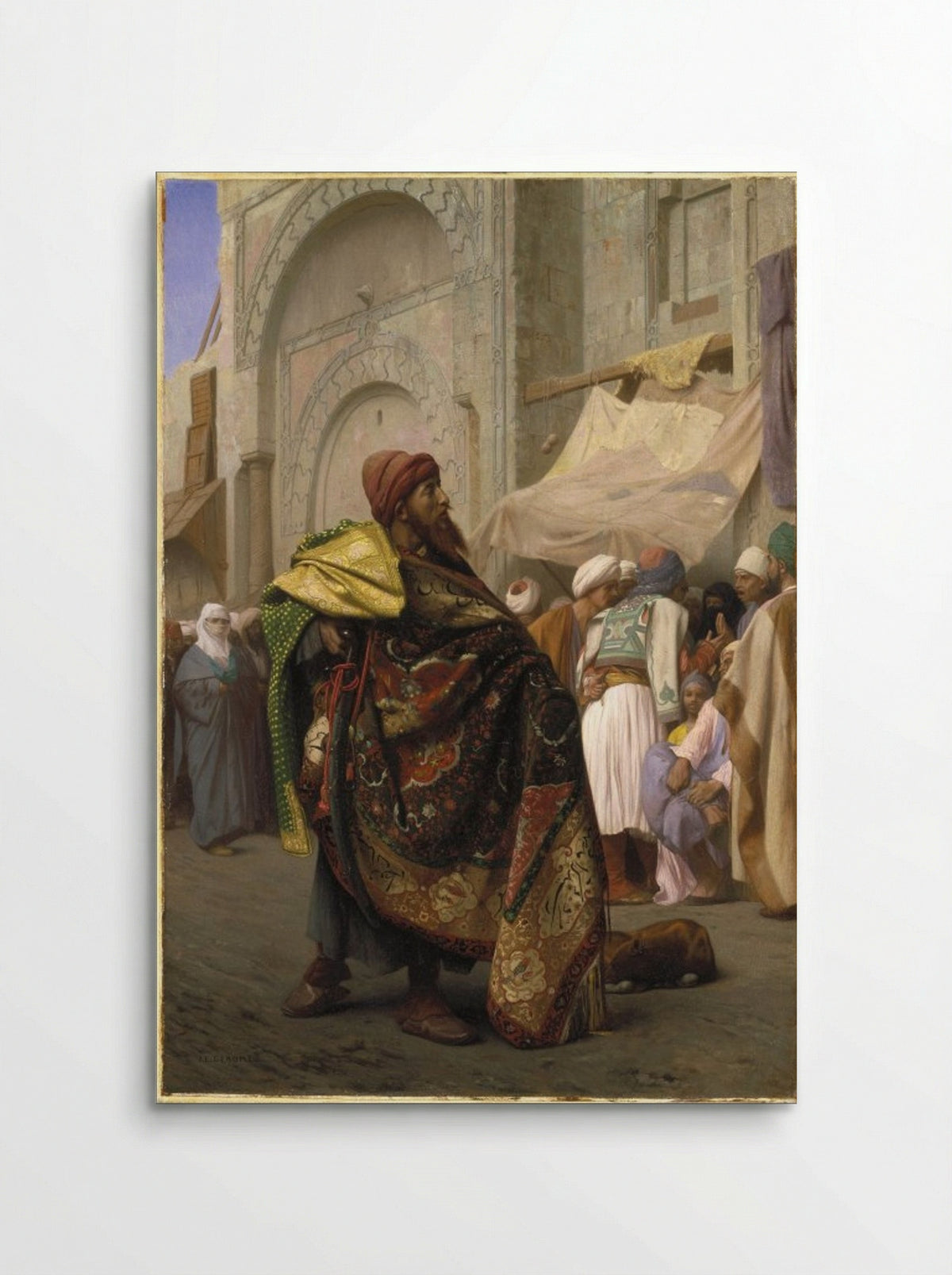 The Carpet Merchant of Cairo - Jean-Léon Gérôme - Poster