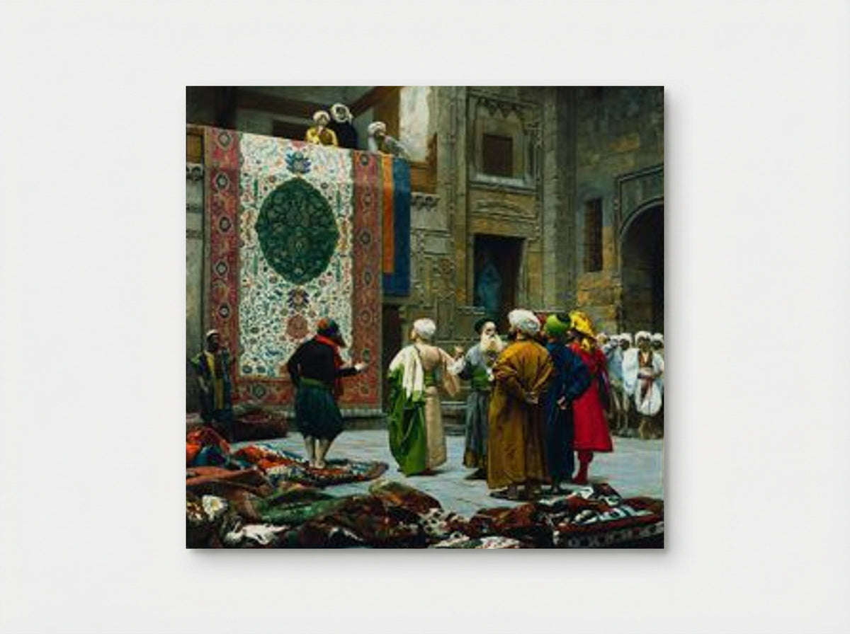 The Carpet Merchant - Jean-Leon Gerome - Poster