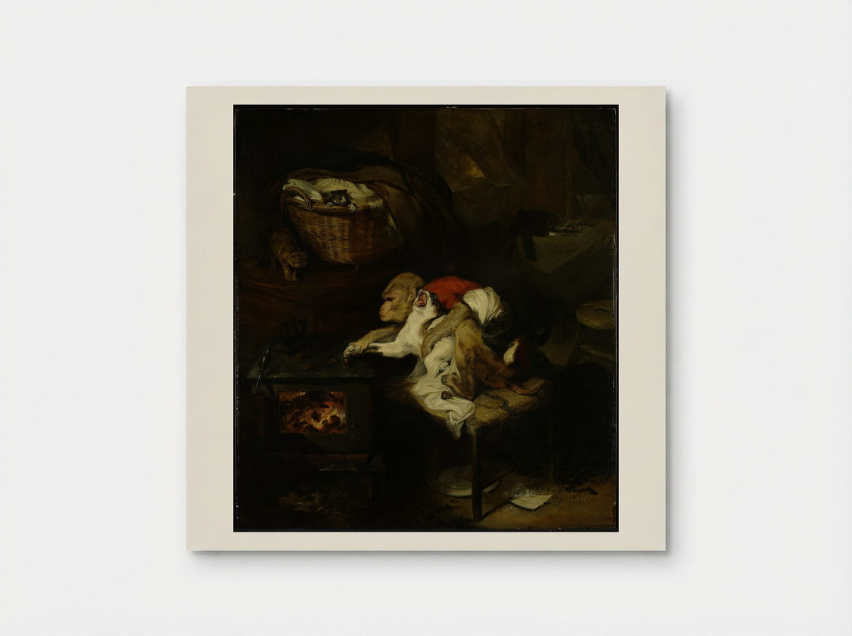 The Cat's Paw - Sir Edwin Henry Landseer - Poster