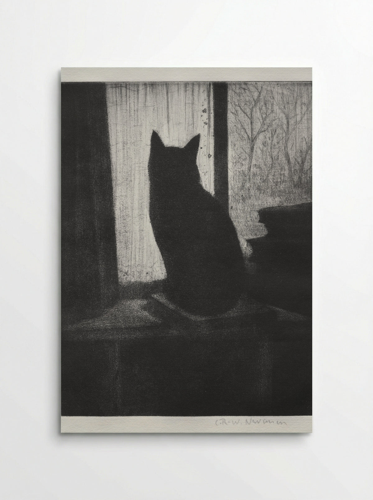 The Cat - Christopher Nevinson - Poster
