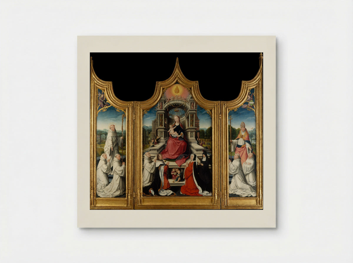 The Cellier Altarpiece - Jean Bellegambe - Poster