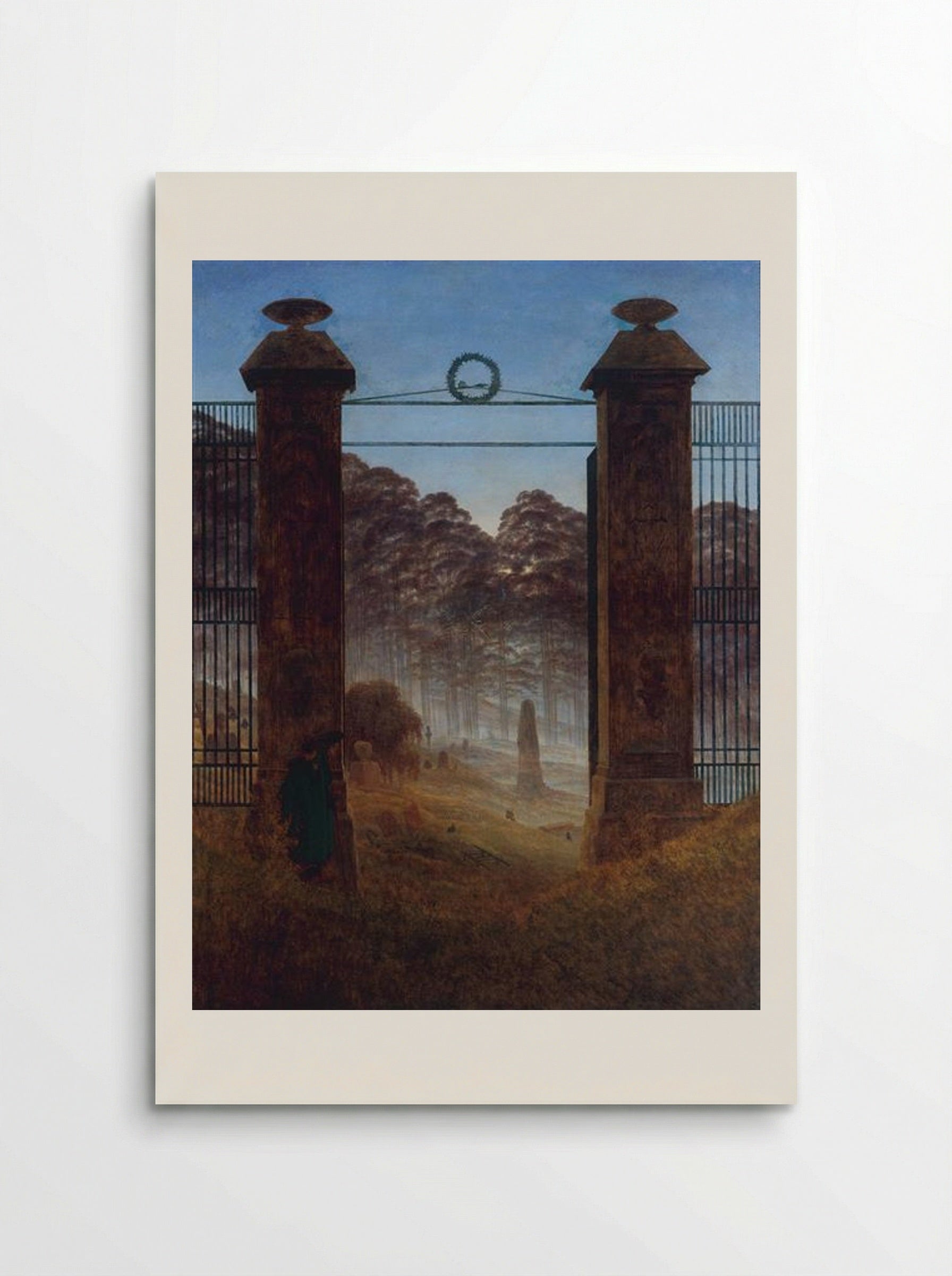 The Cemetery Entrance - Caspar David Friedrich - Poster