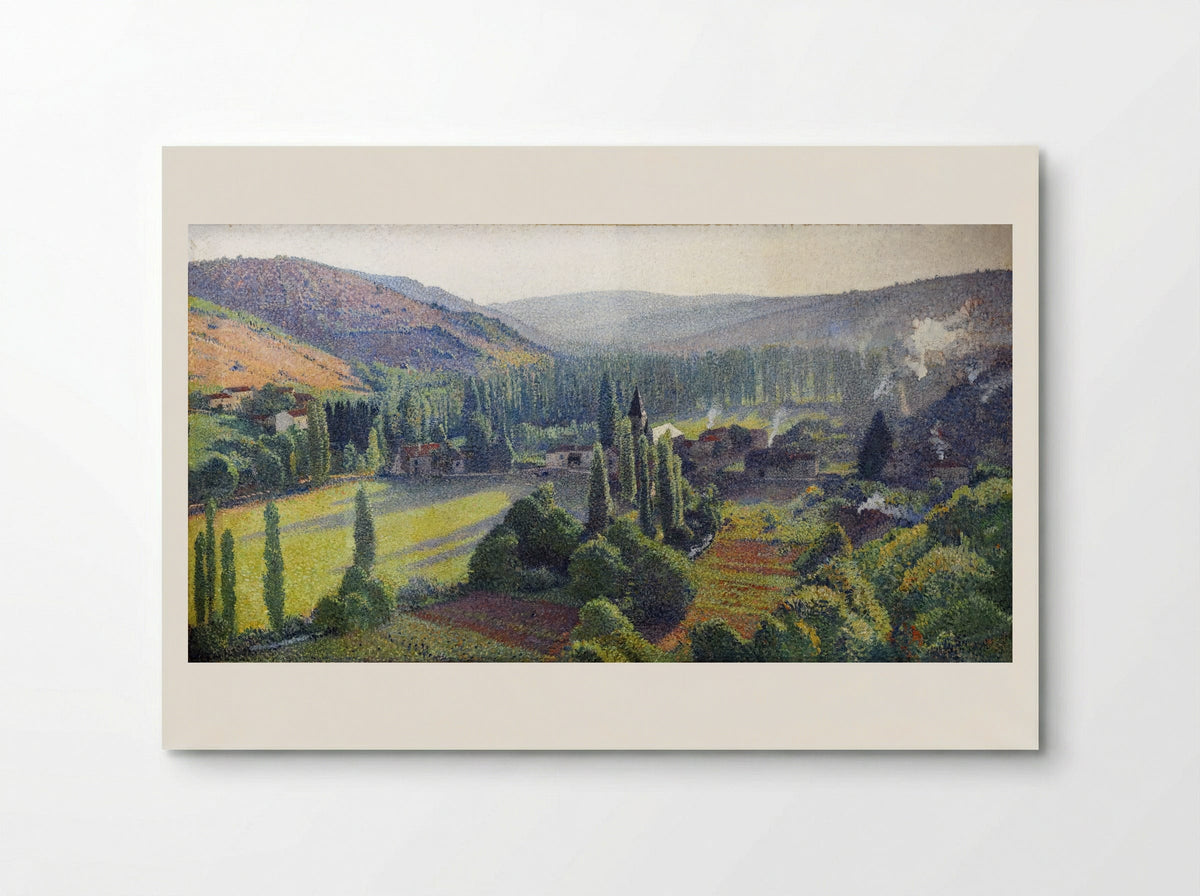 The Center of La Bastide du Vert - Henri Martin - Poster