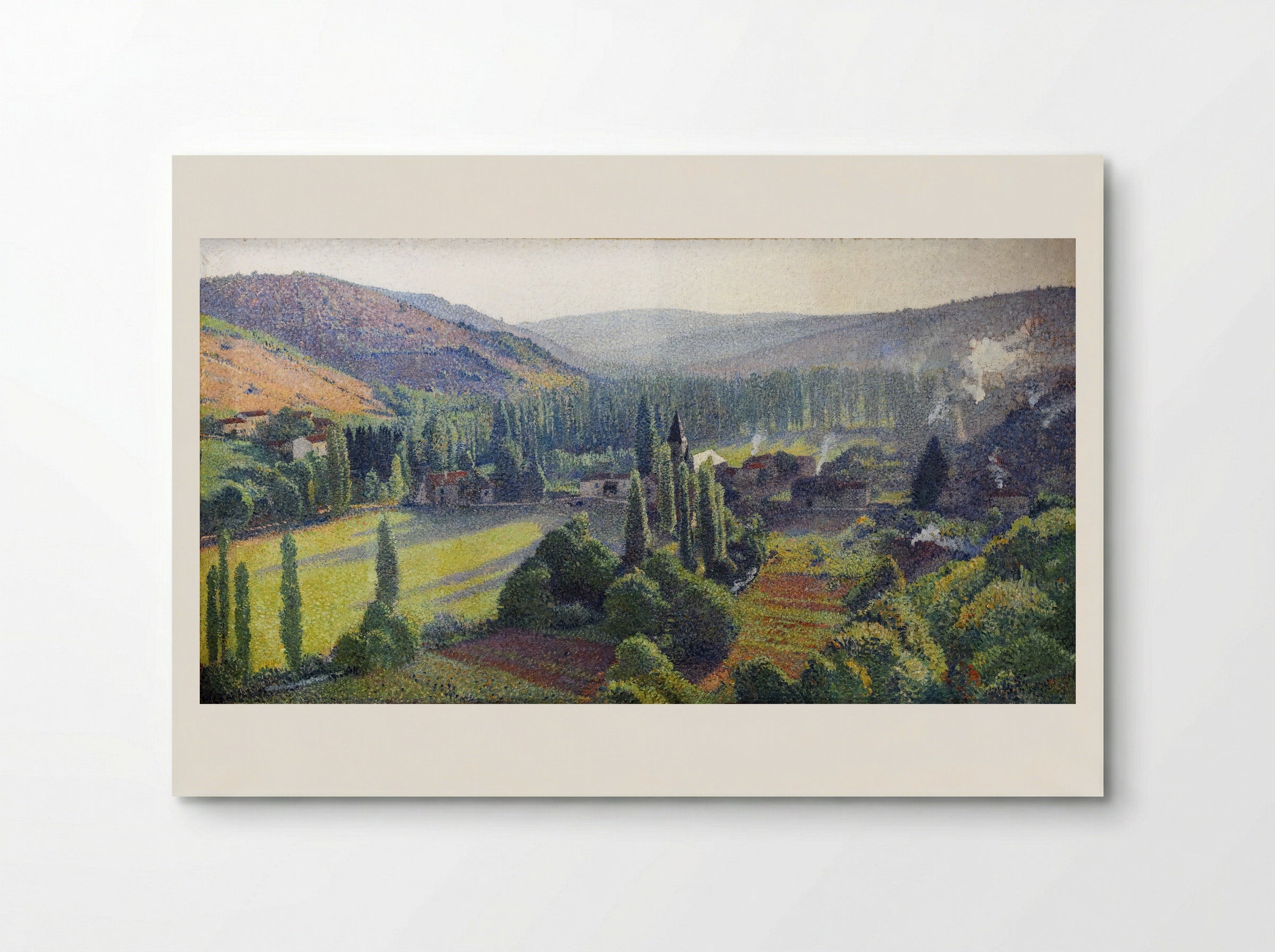The Center of La Bastide du Vert - Henri Martin - Poster