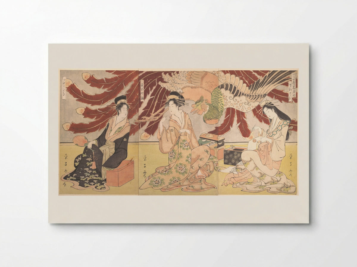The Chōjiya Pleasure House by Day - Chōkōsai Eishō - Poster