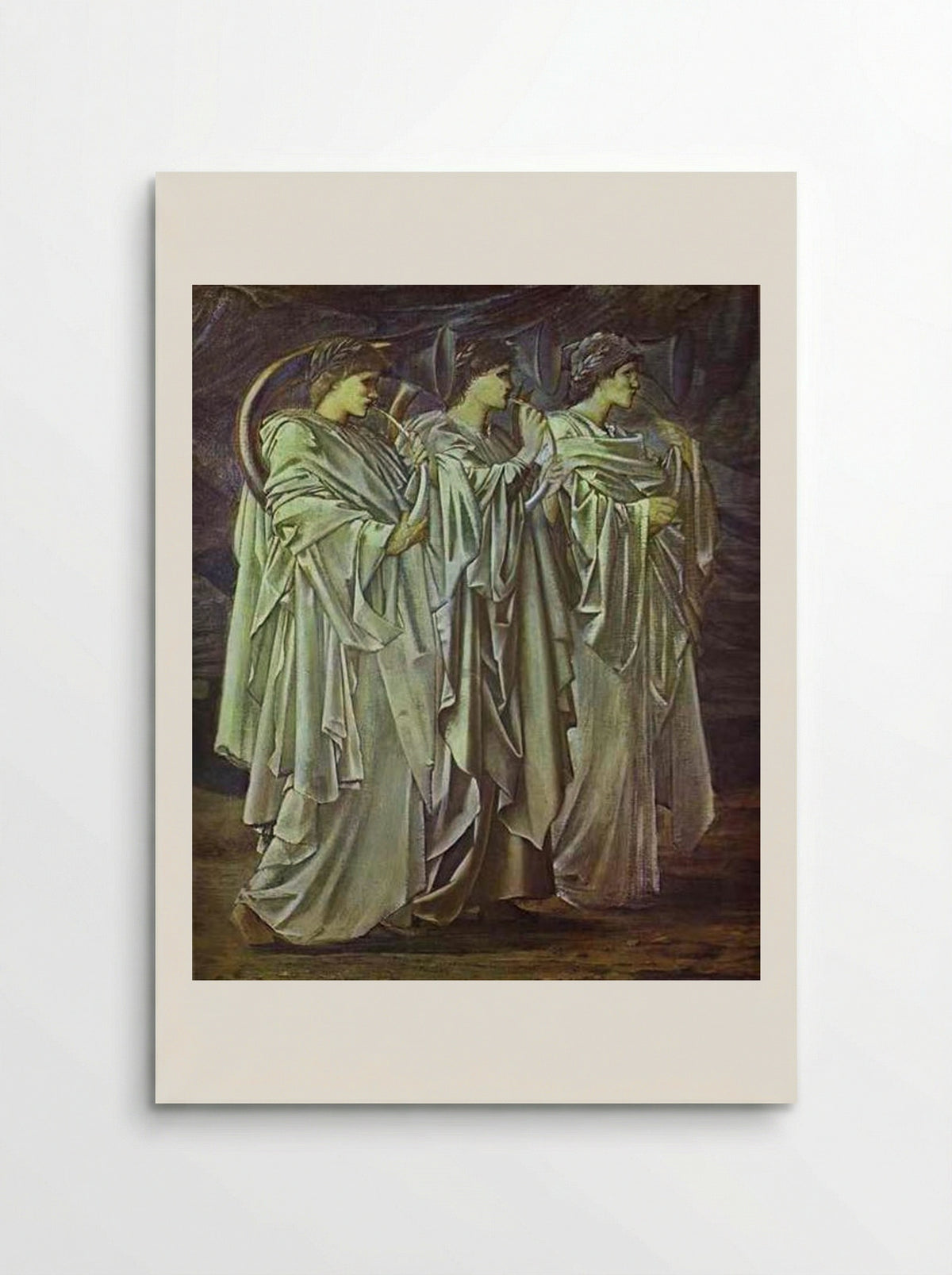 The Challenge in the Wilderness - Edward Burne-Jones - Poster