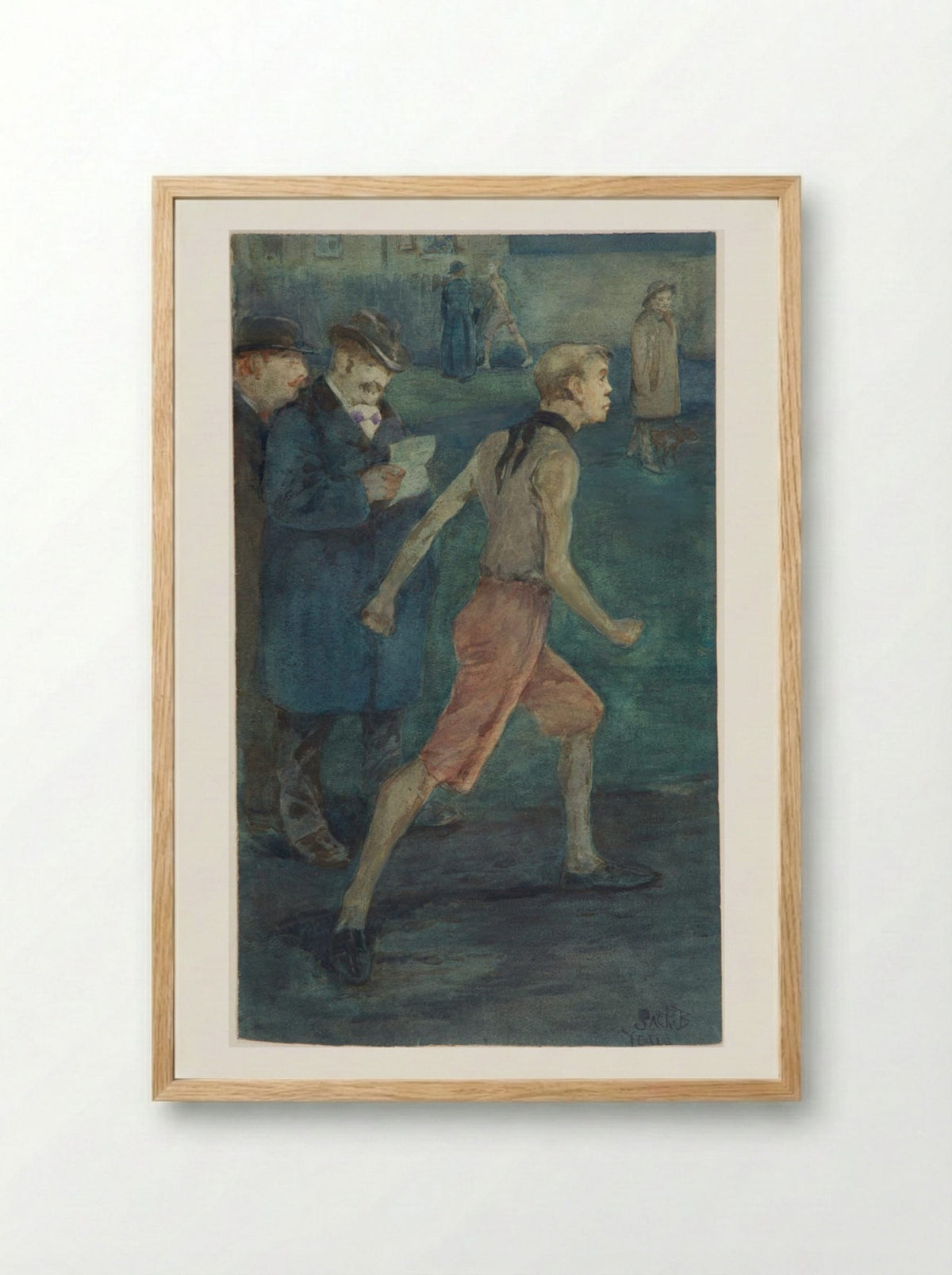 The Champion - Jack Butler Yeats - Framed Print Wood