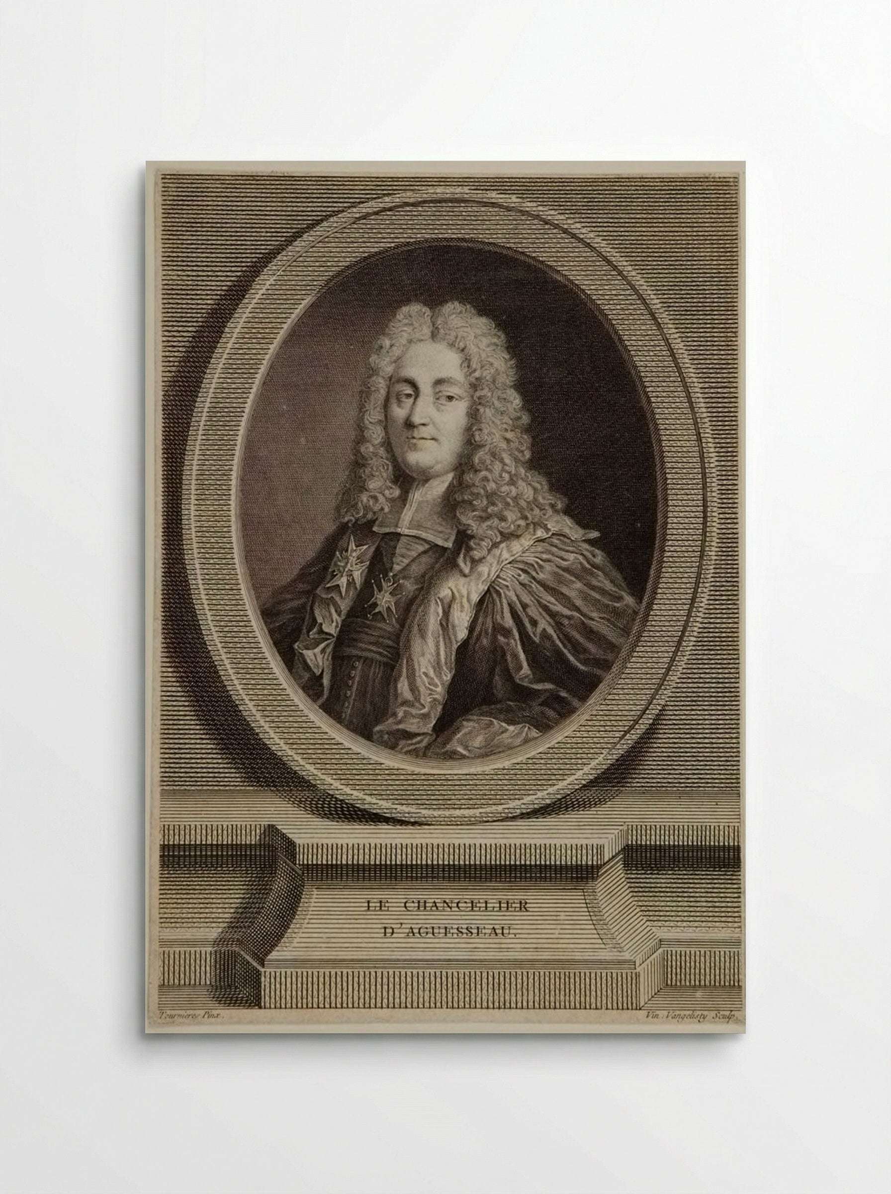 The Chancellor of Aguesseau - Vincenzo Vangelisti - Poster