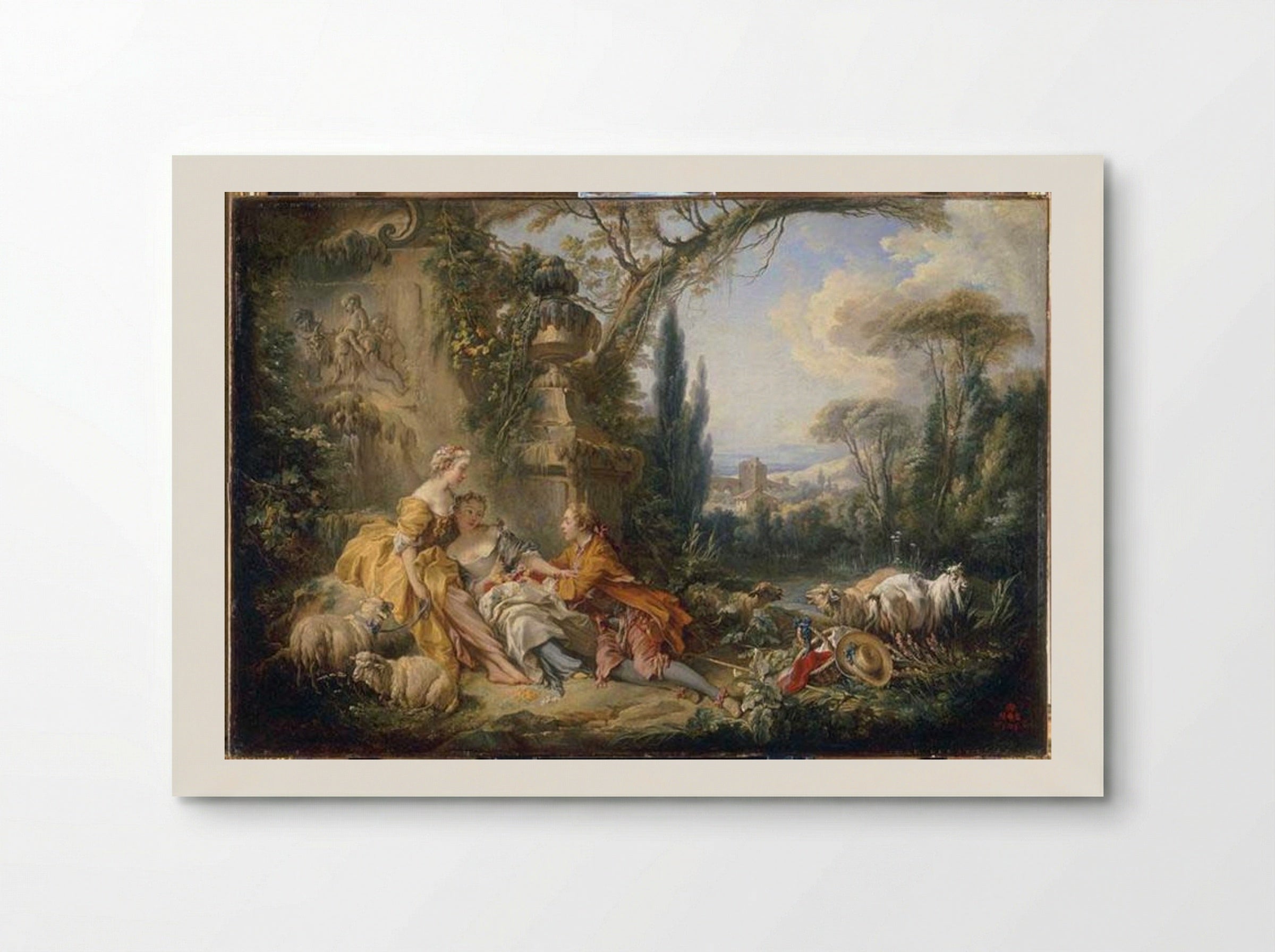 The Charms of Country Life - François Boucher - Poster