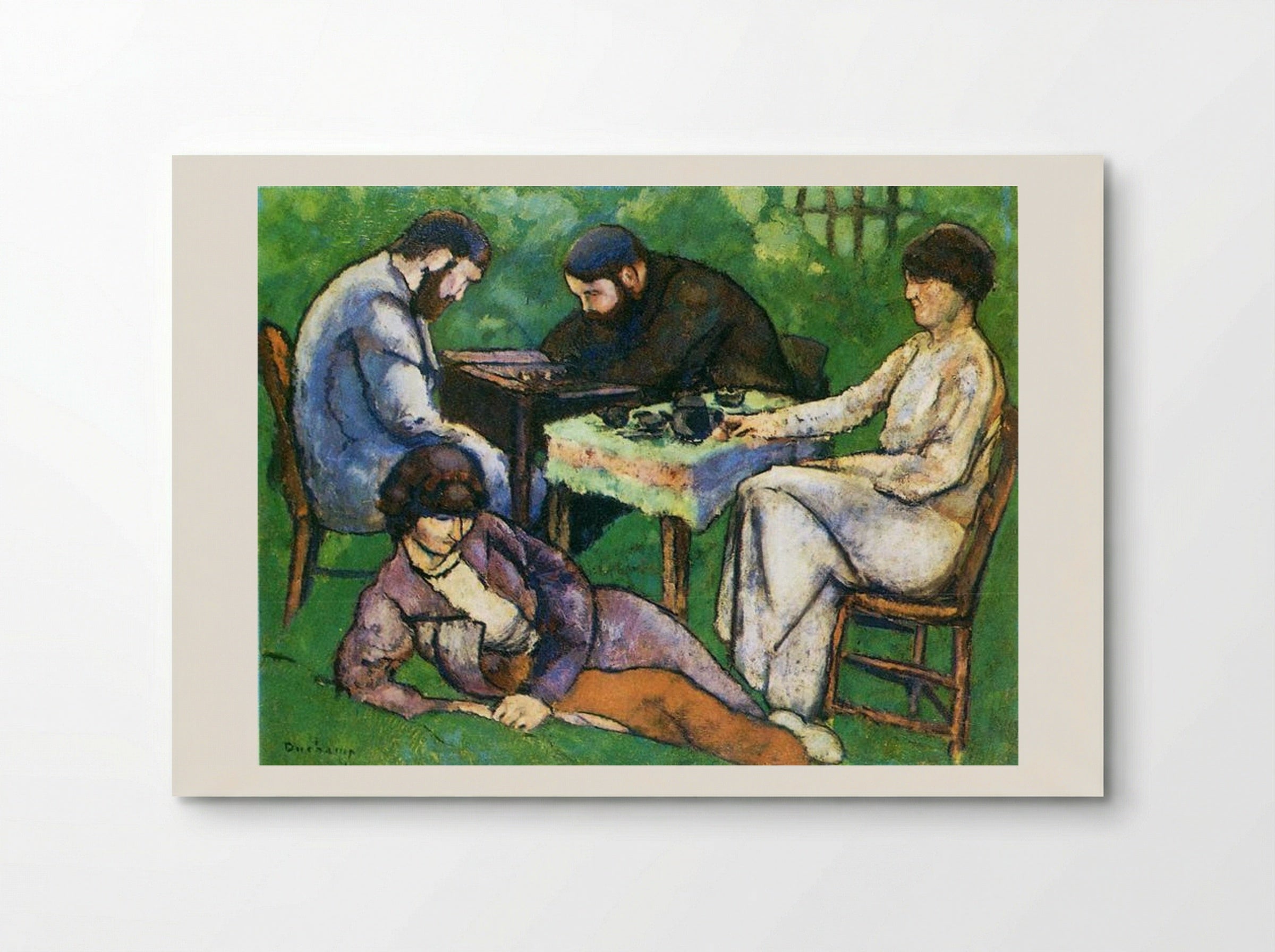 The Chess Game - Marcel Duchamp - Poster