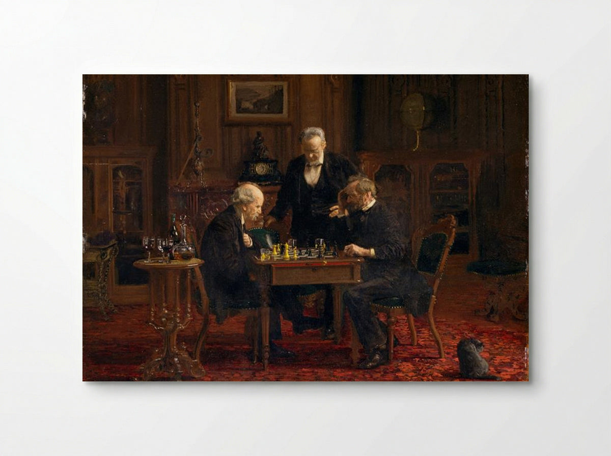 The Chess Players - Thomas Eakins - Poster