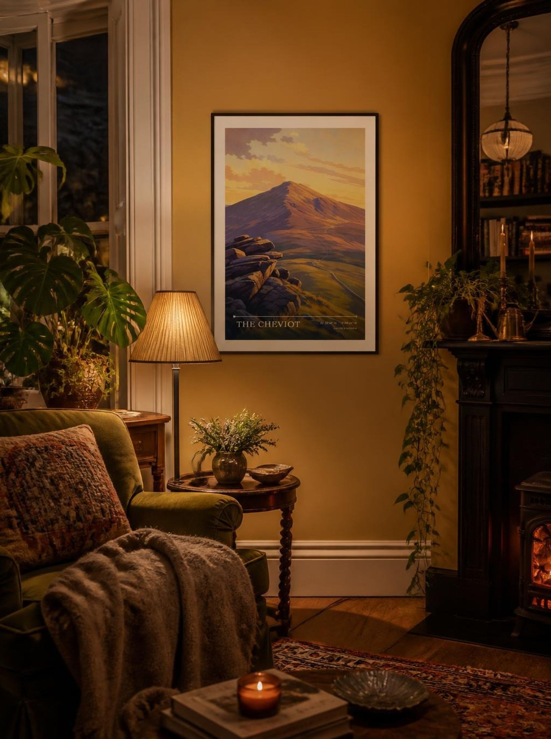The Cheviot United Kingdom Travel Poster - Lifestyle