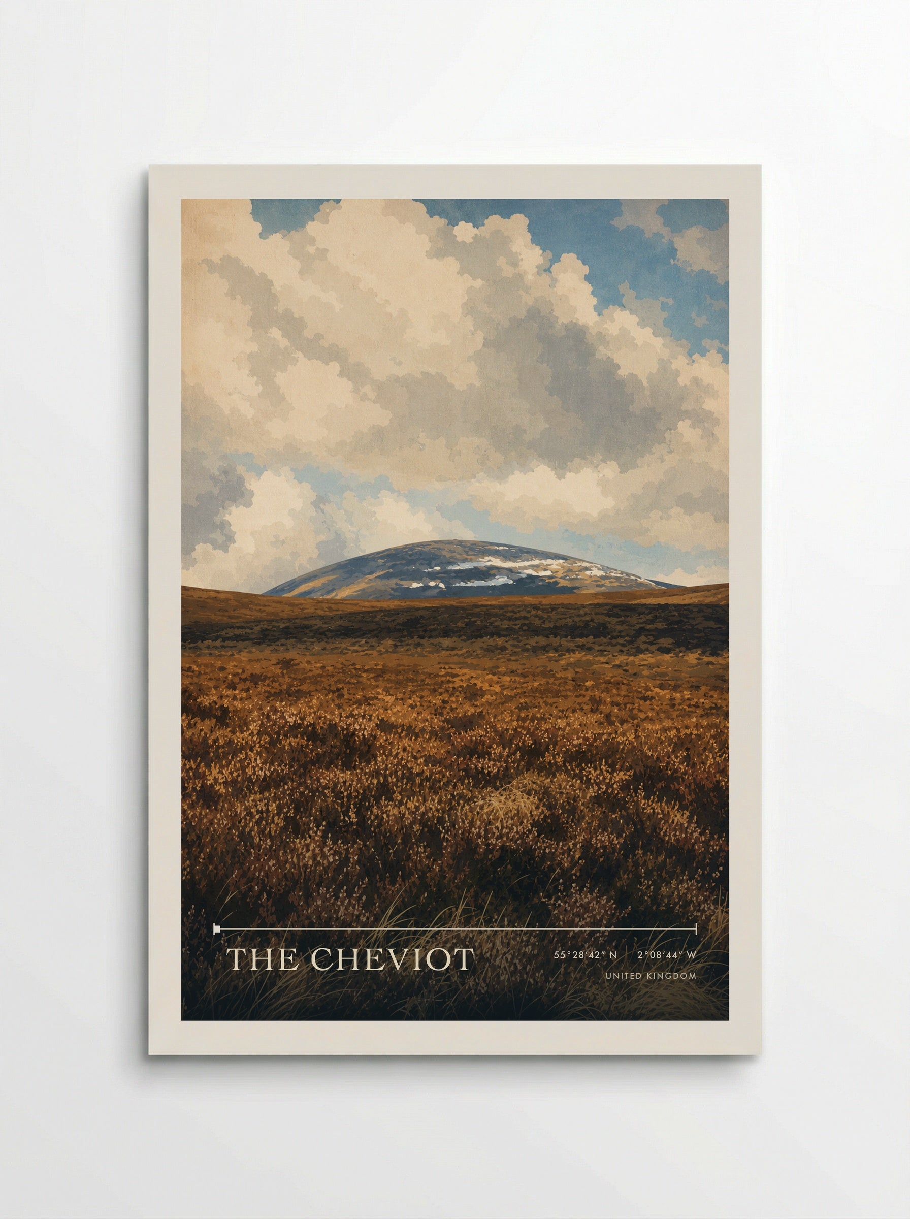 The Cheviot United Kingdom Travel Poster - Poster