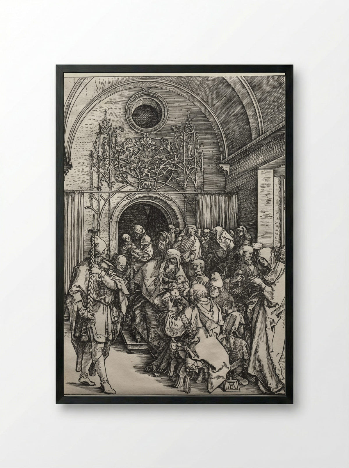 The Circumcision - Albrecht Dürer - Framed Print Black