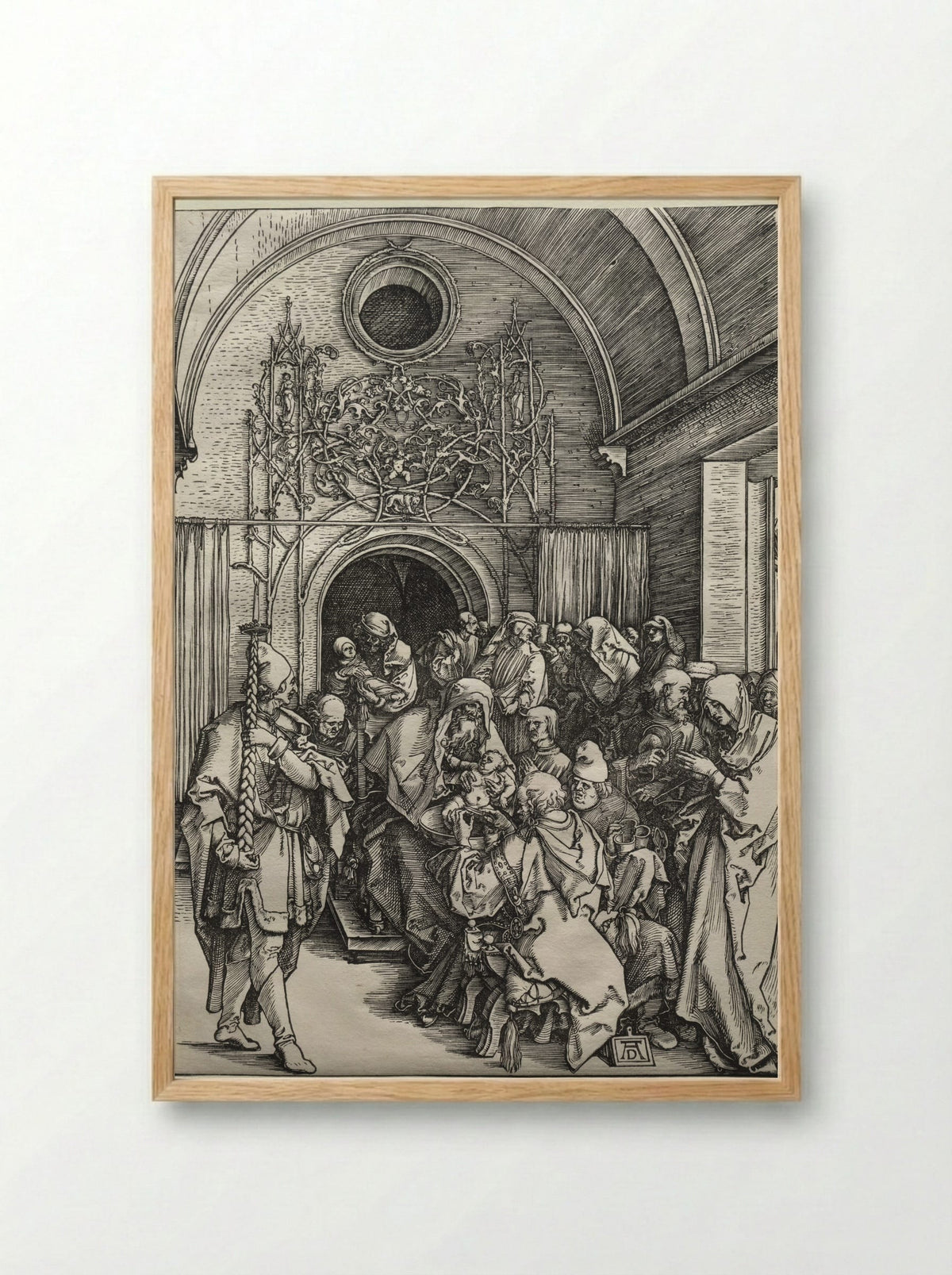 The Circumcision - Albrecht Dürer - Framed Print Wood