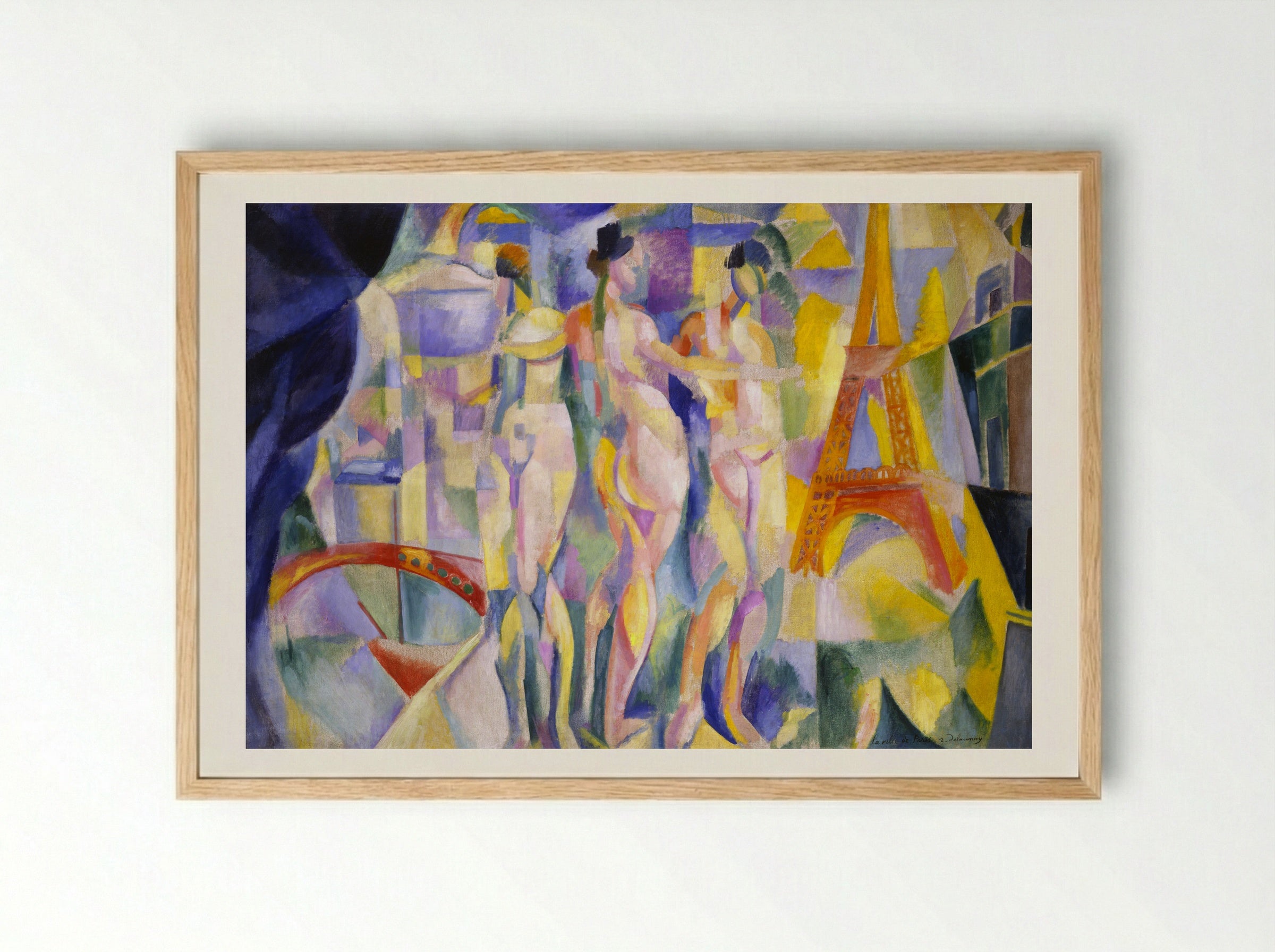 The City of Paris - Robert Delaunay - Framed Print Wood