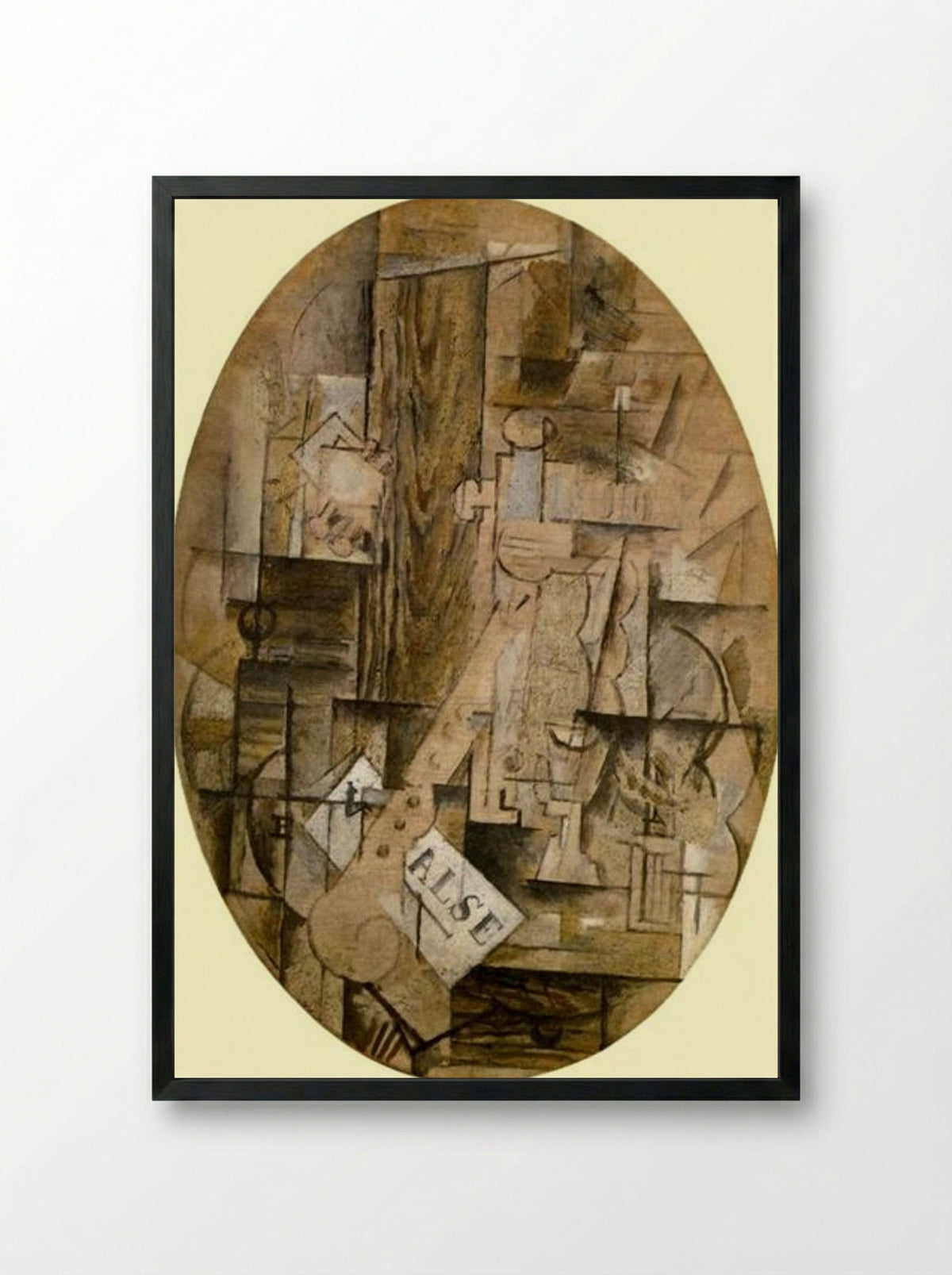 The Clarinet Valse - Georges Braque - Framed Print Black