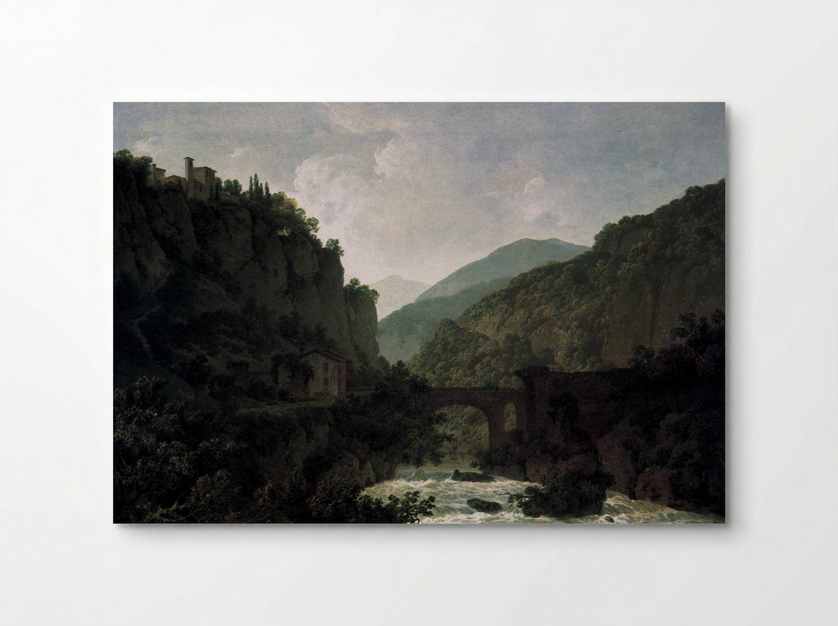 The Cloister of San Cosimato - Joseph Wright of Derby - Poster