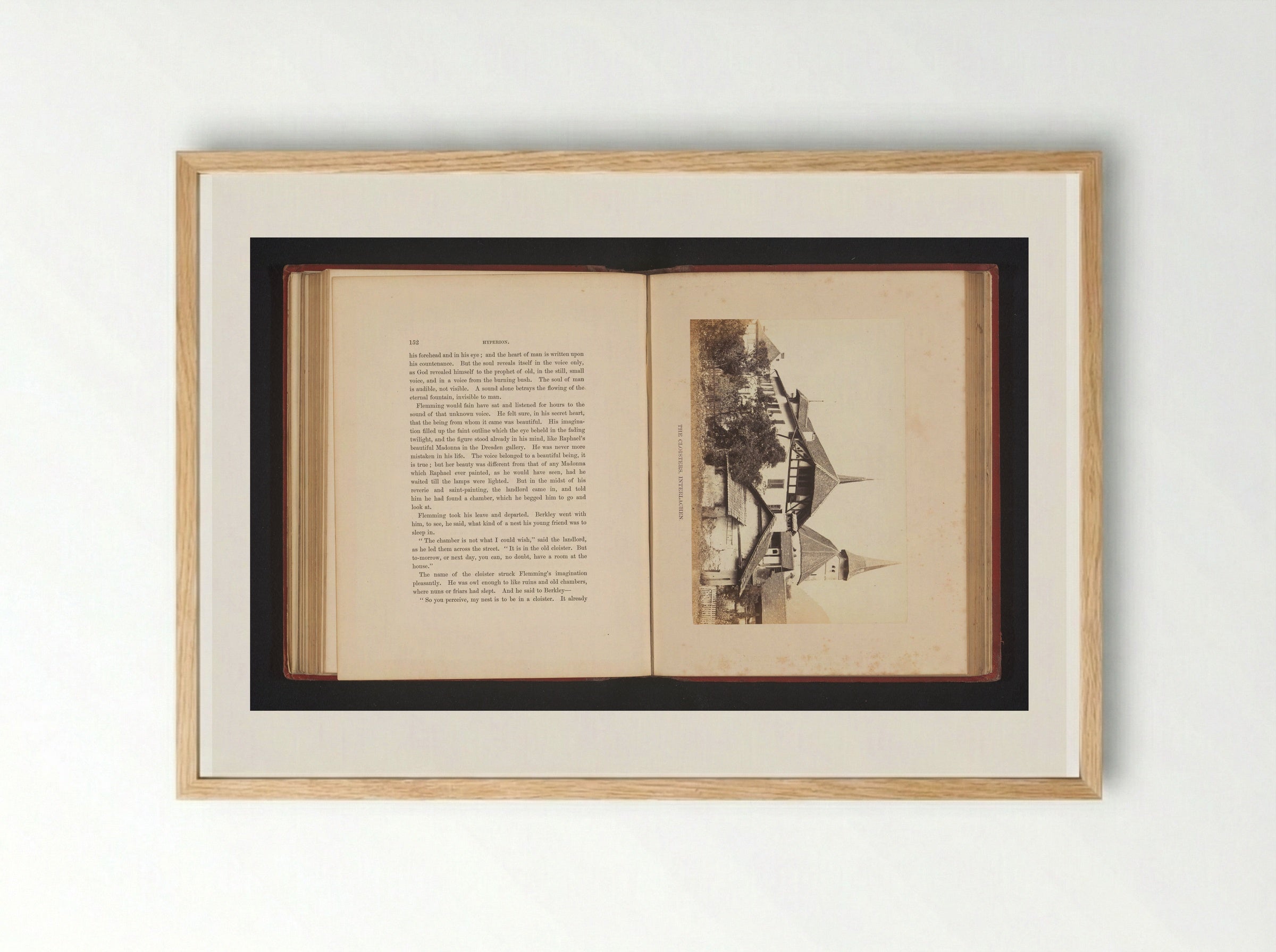 The Cloisters, Interlaken - Francis Frith - Framed Print Wood
