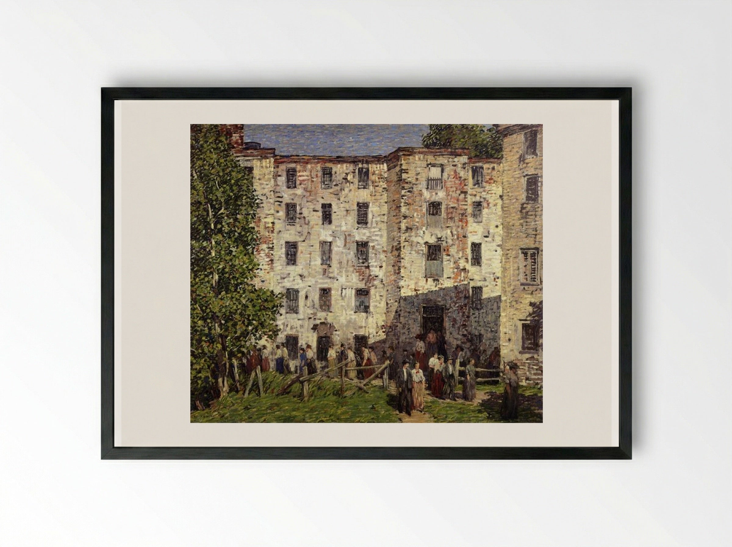 The Closing Hour - Robert Spencer - Framed Print Black